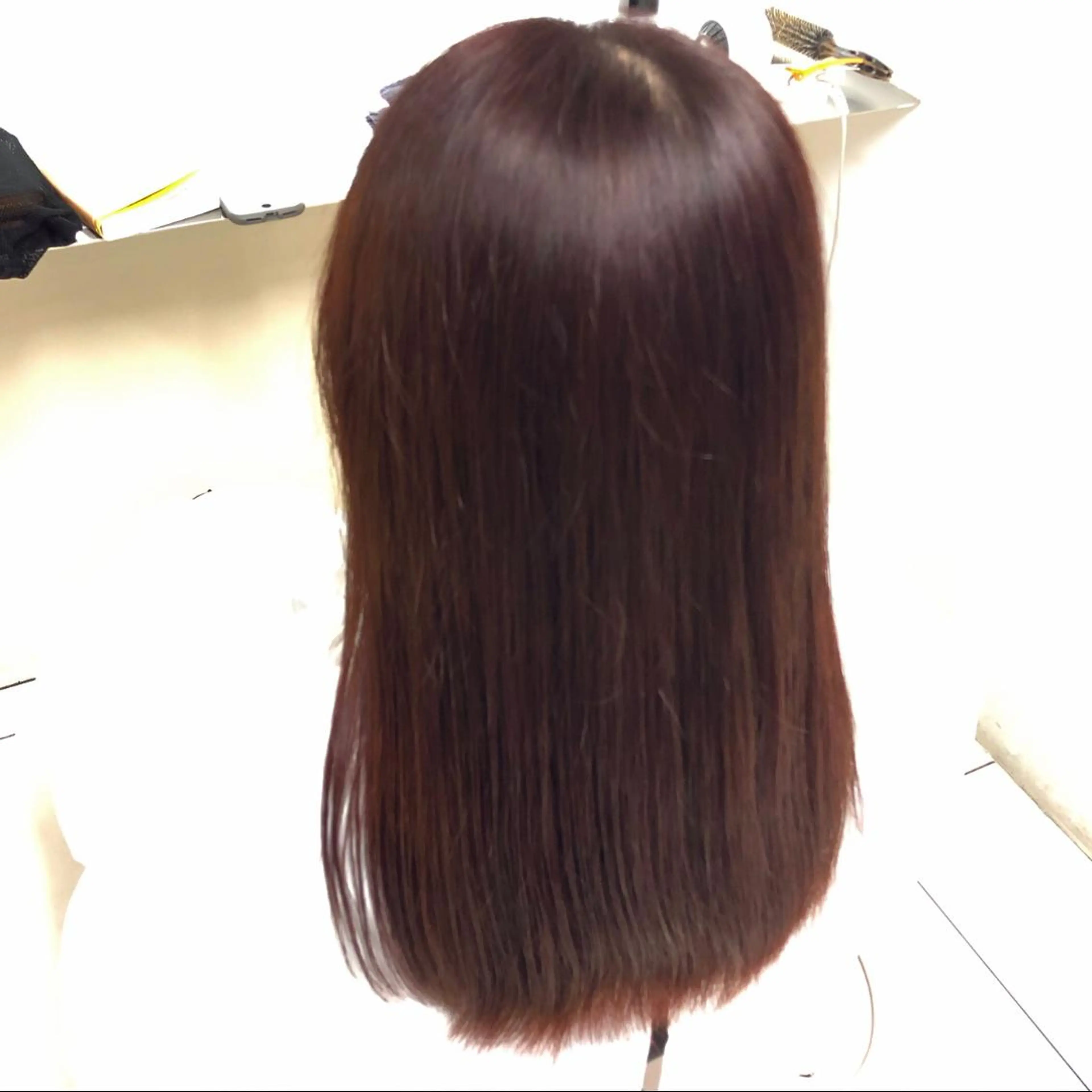 セミロング カラー まつ毛/アイブロウ /髪質改善カラーのヘアスタイル