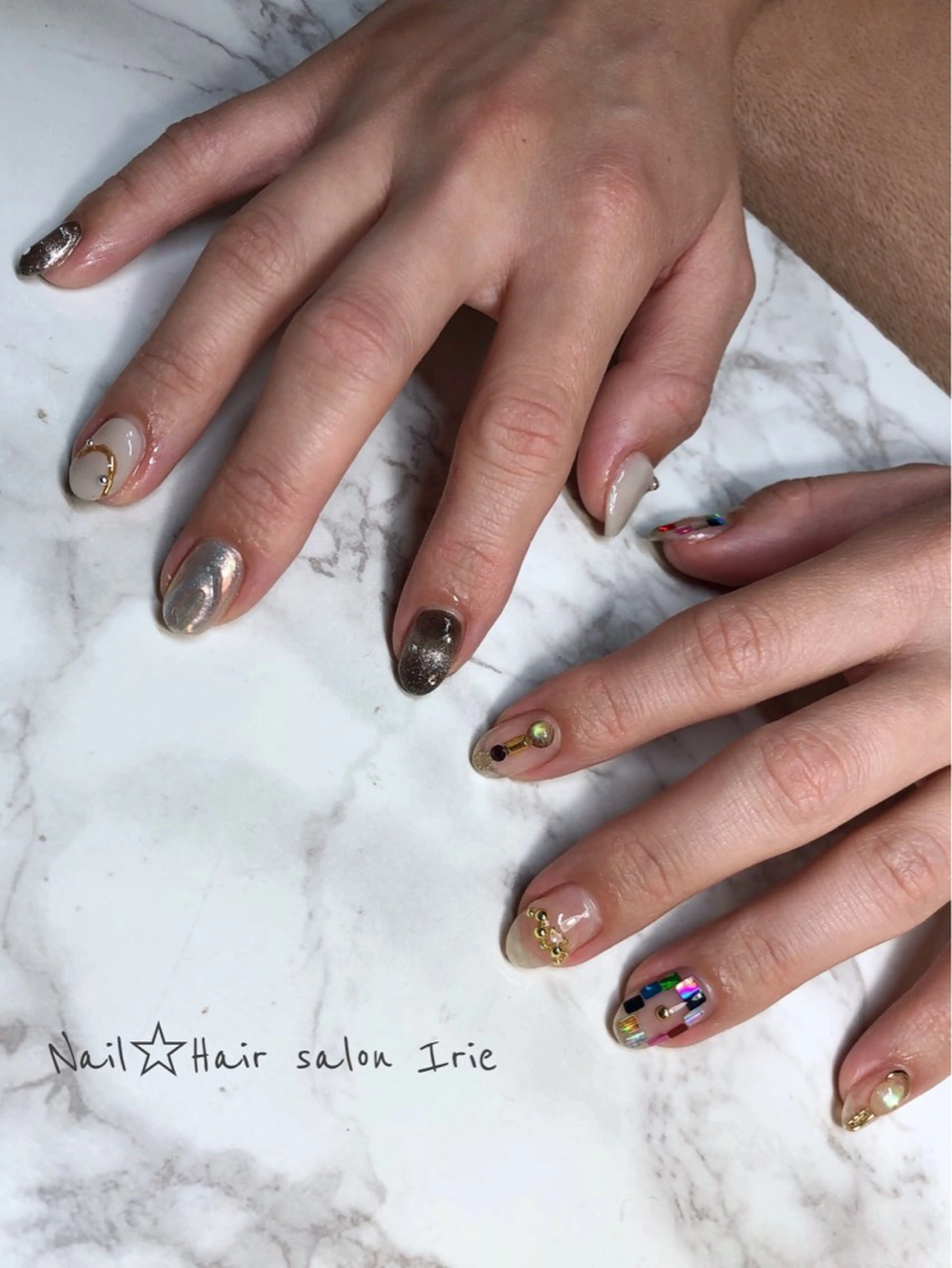 ネイル ハンドネイル Hair salon Irie所属・與儀 知佳のネイルデザイン