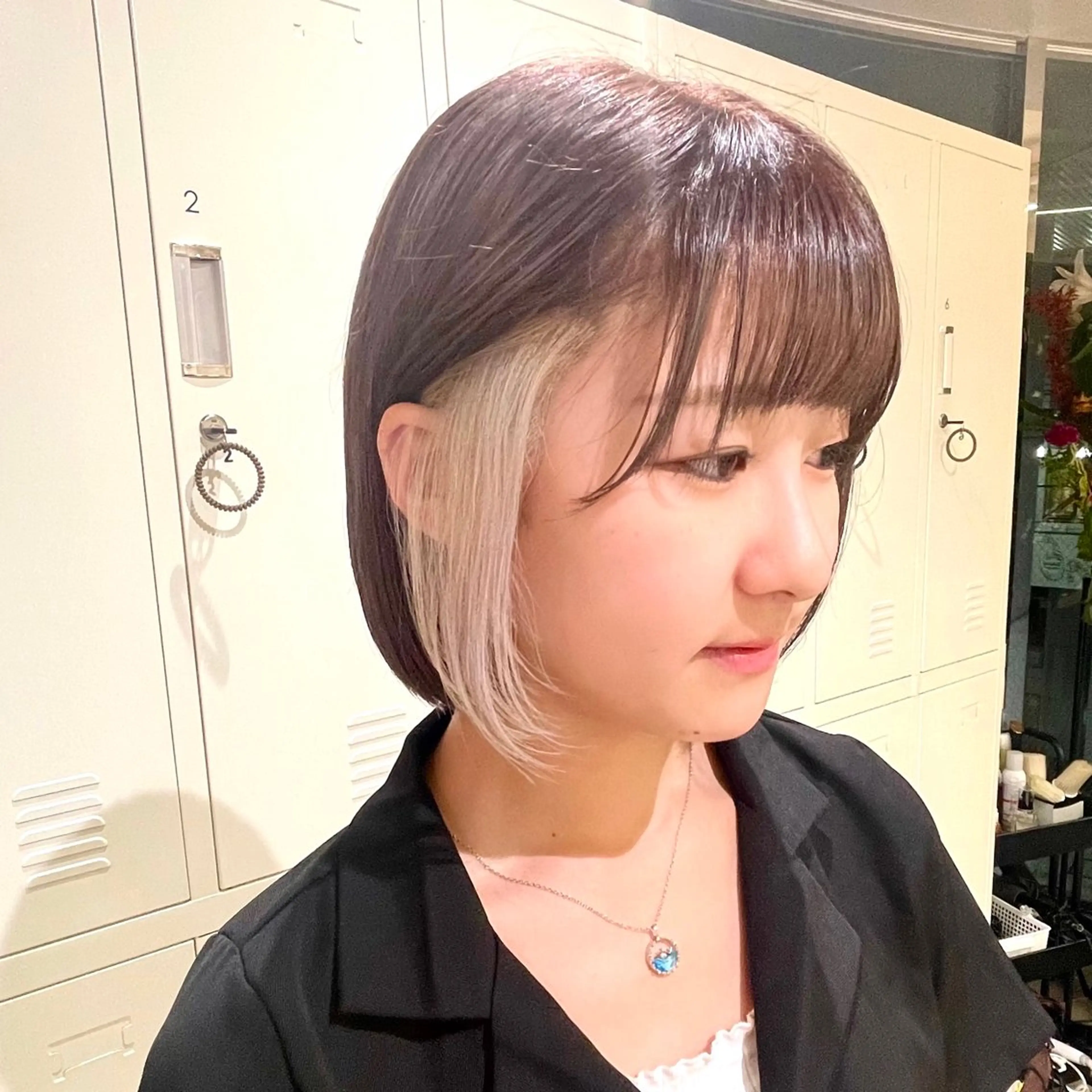 ミディアム カラー カット ヘアカラー トリートメント ショート/ボブ 🌟齋藤ほのかのヘアスタイル