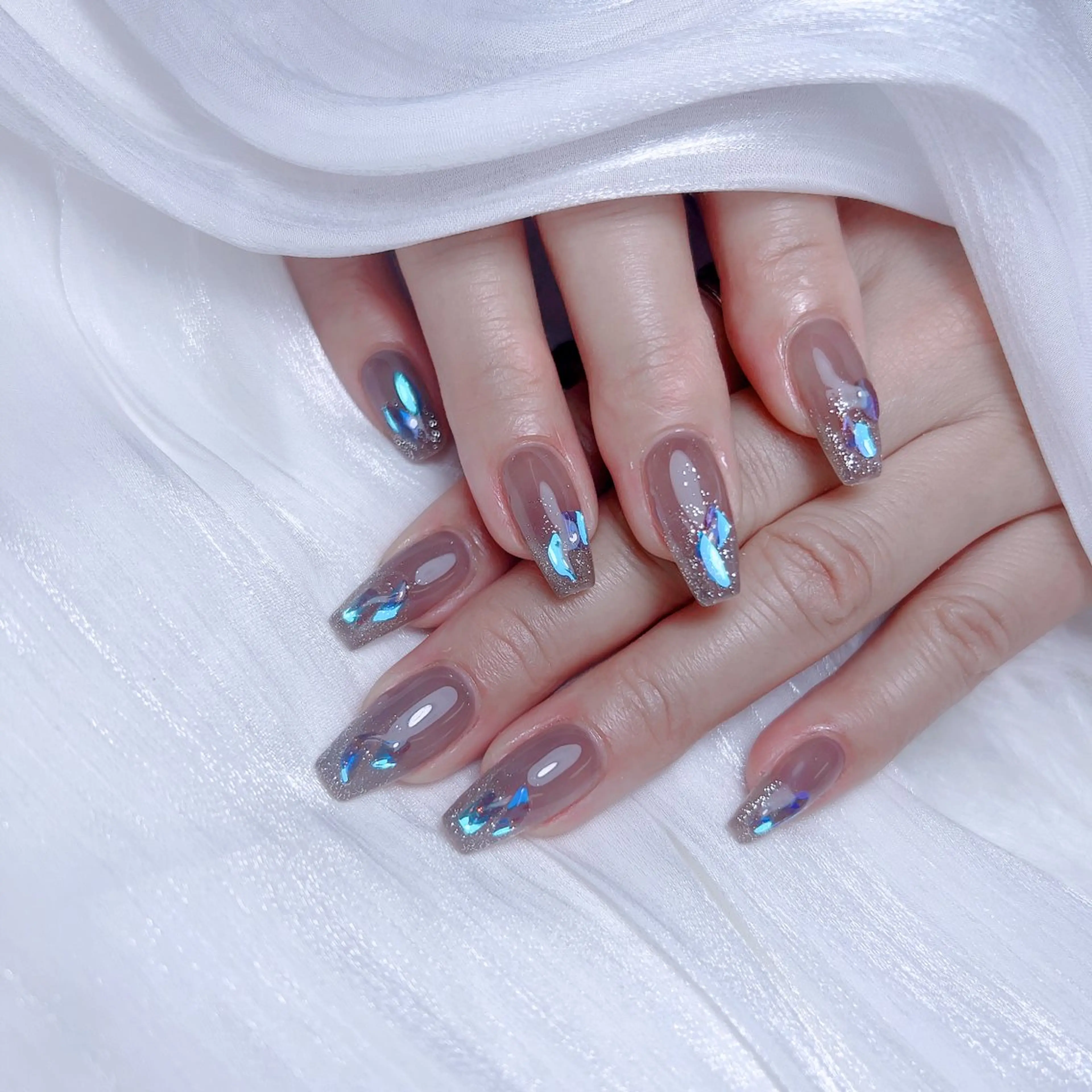 ネイル ハンドネイル M🌷nail 長さだし専門店のネイルデザイン