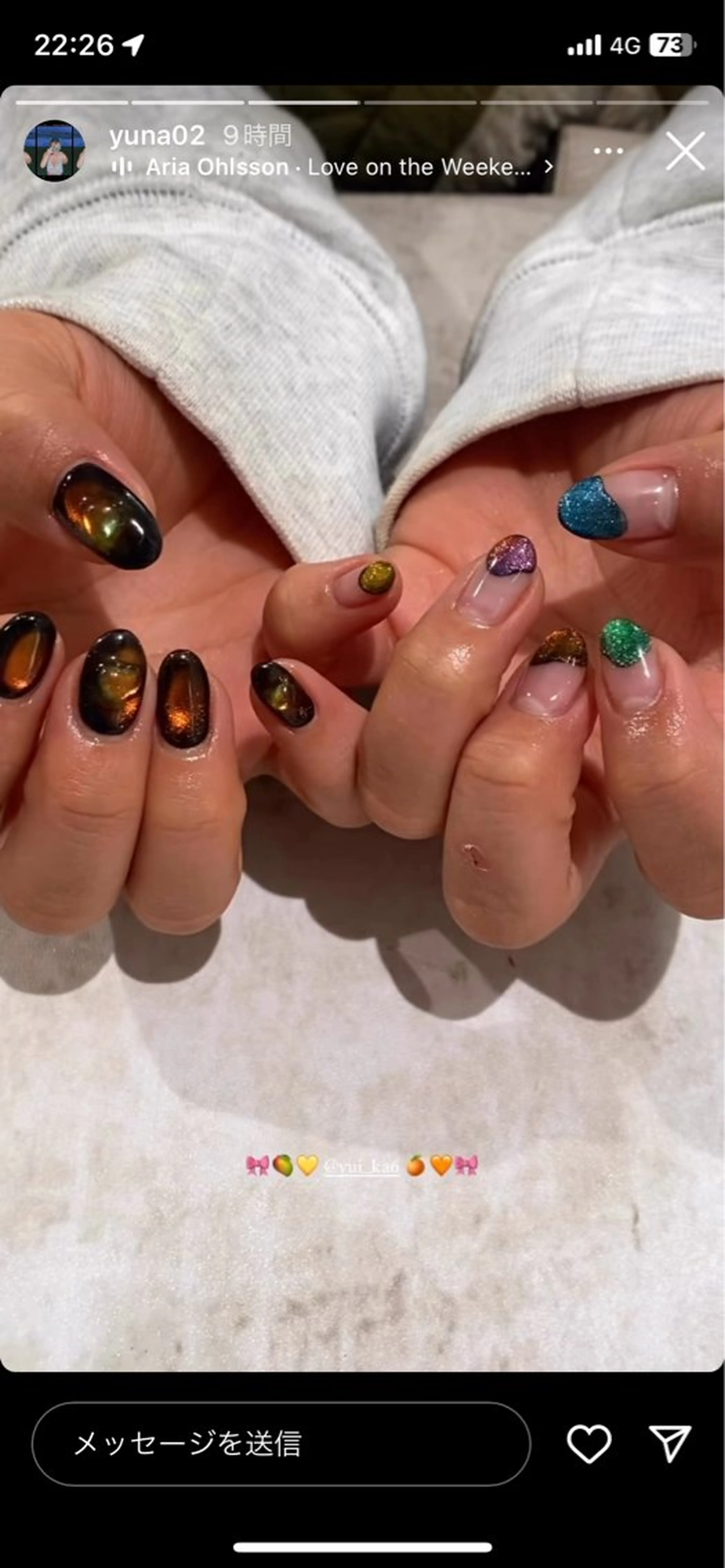 ネイル ハンドネイル 🤍 YUI 🤍のネイルデザイン