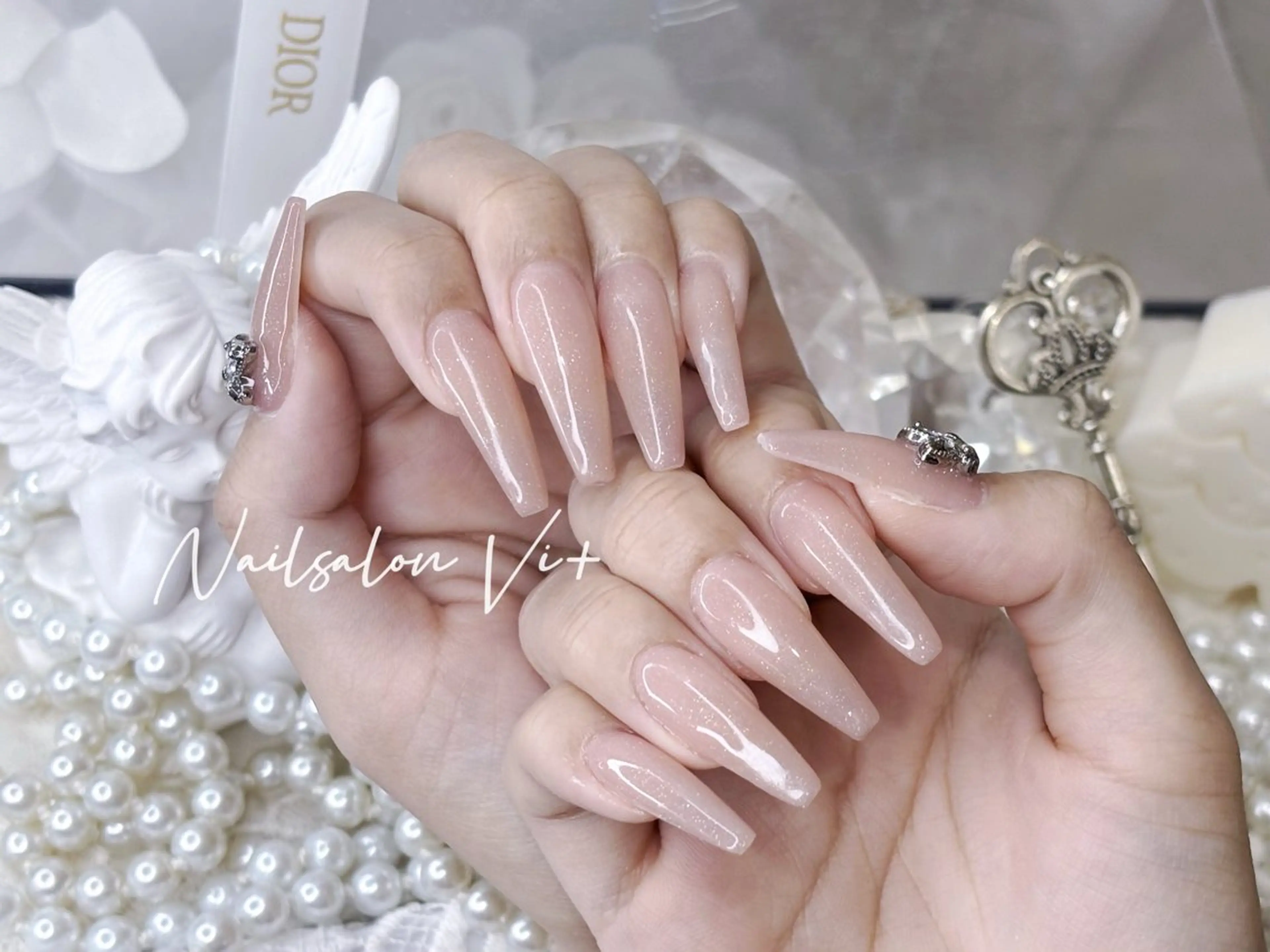 【チップ長さ出し】ワンカラー/グラデーションコースの写真