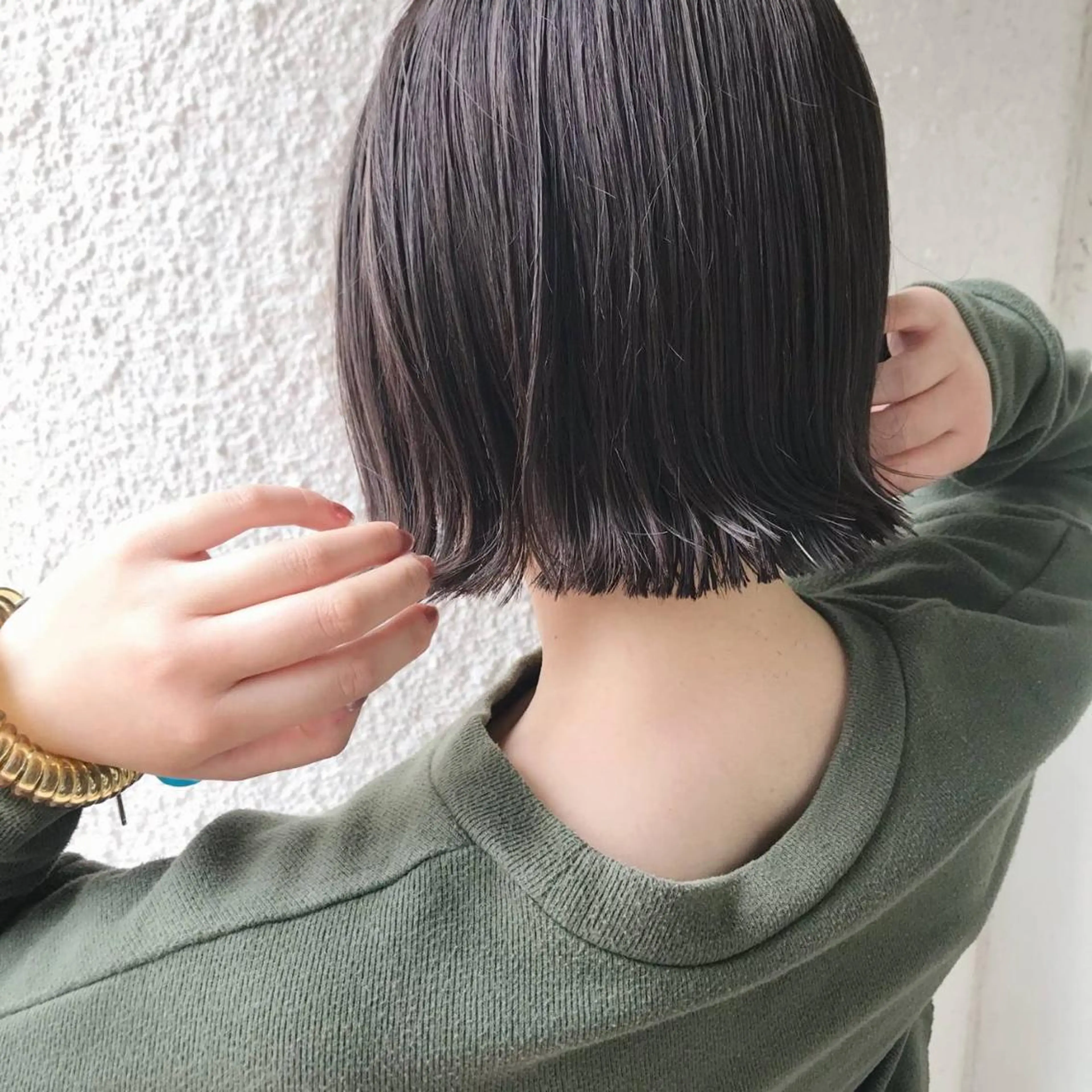 ショート カラー ハイトーン/パーソナ ルカラー診断・ユキノのヘアスタイル