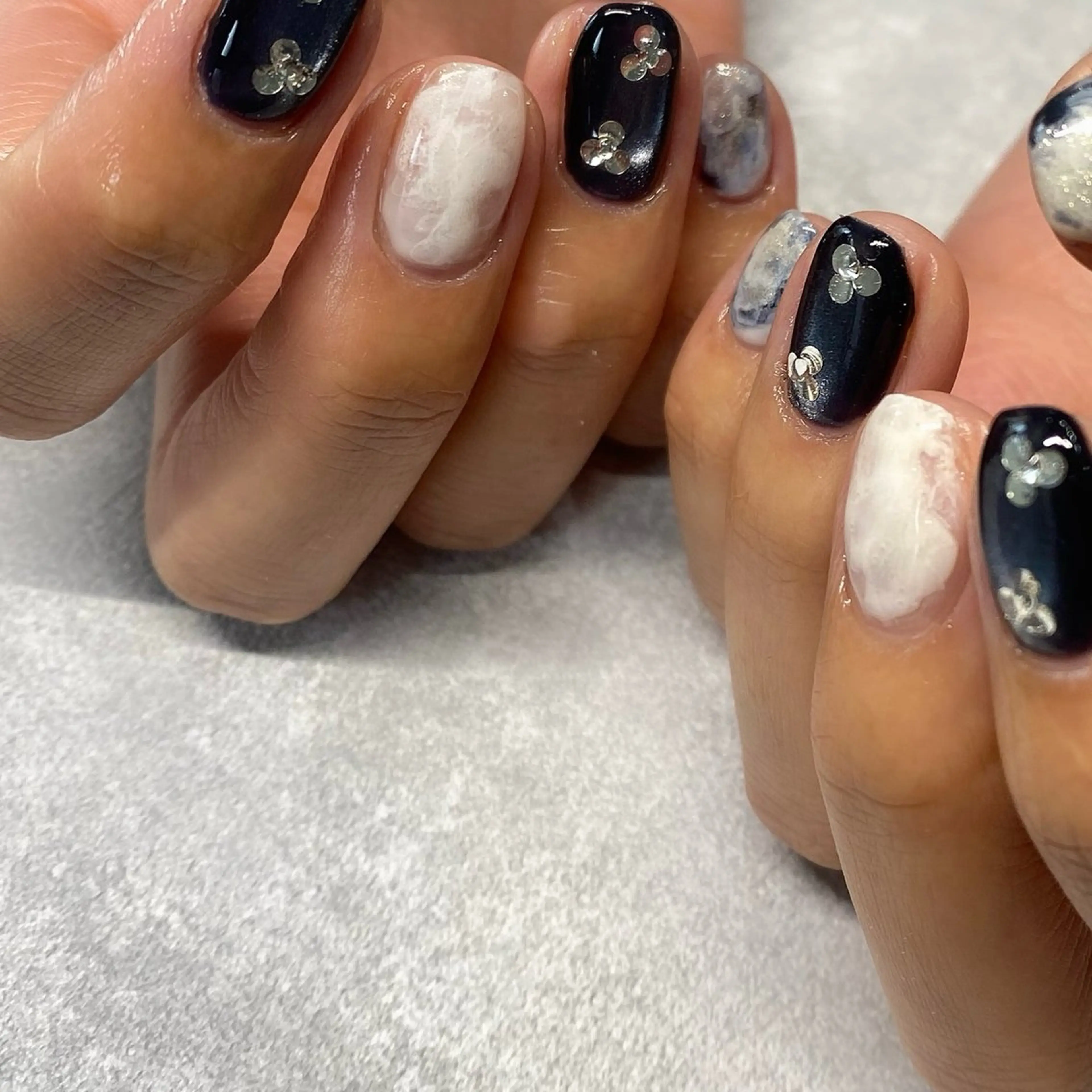 ネイル フラワーネイル 持ち込み ニュアンスネイル ハンドネイル KONDO RIHO♡のネイルデザイン