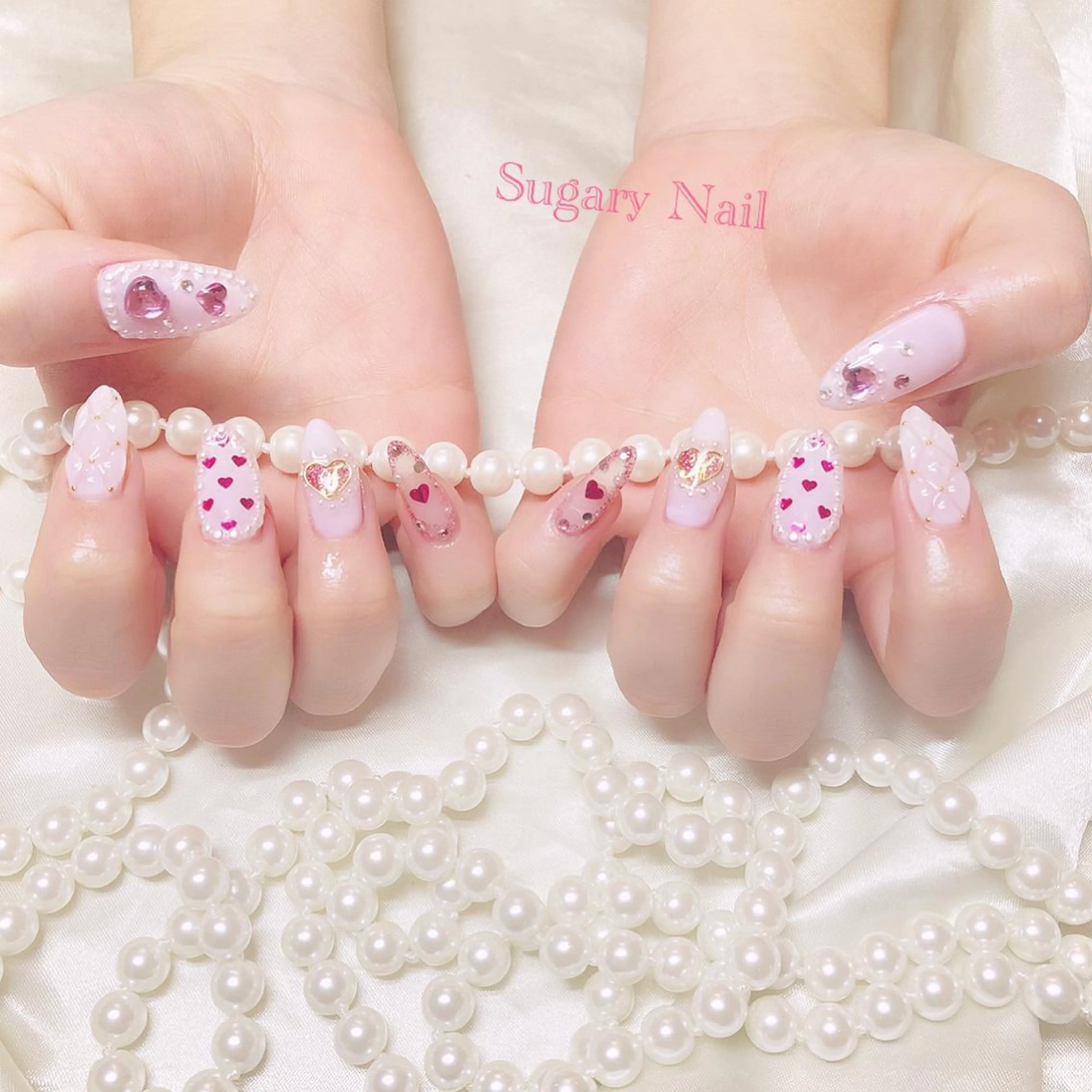 ネイル アートネイル ハンドネイル フットネイル SugaryNail Rinaのネイルデザイン
