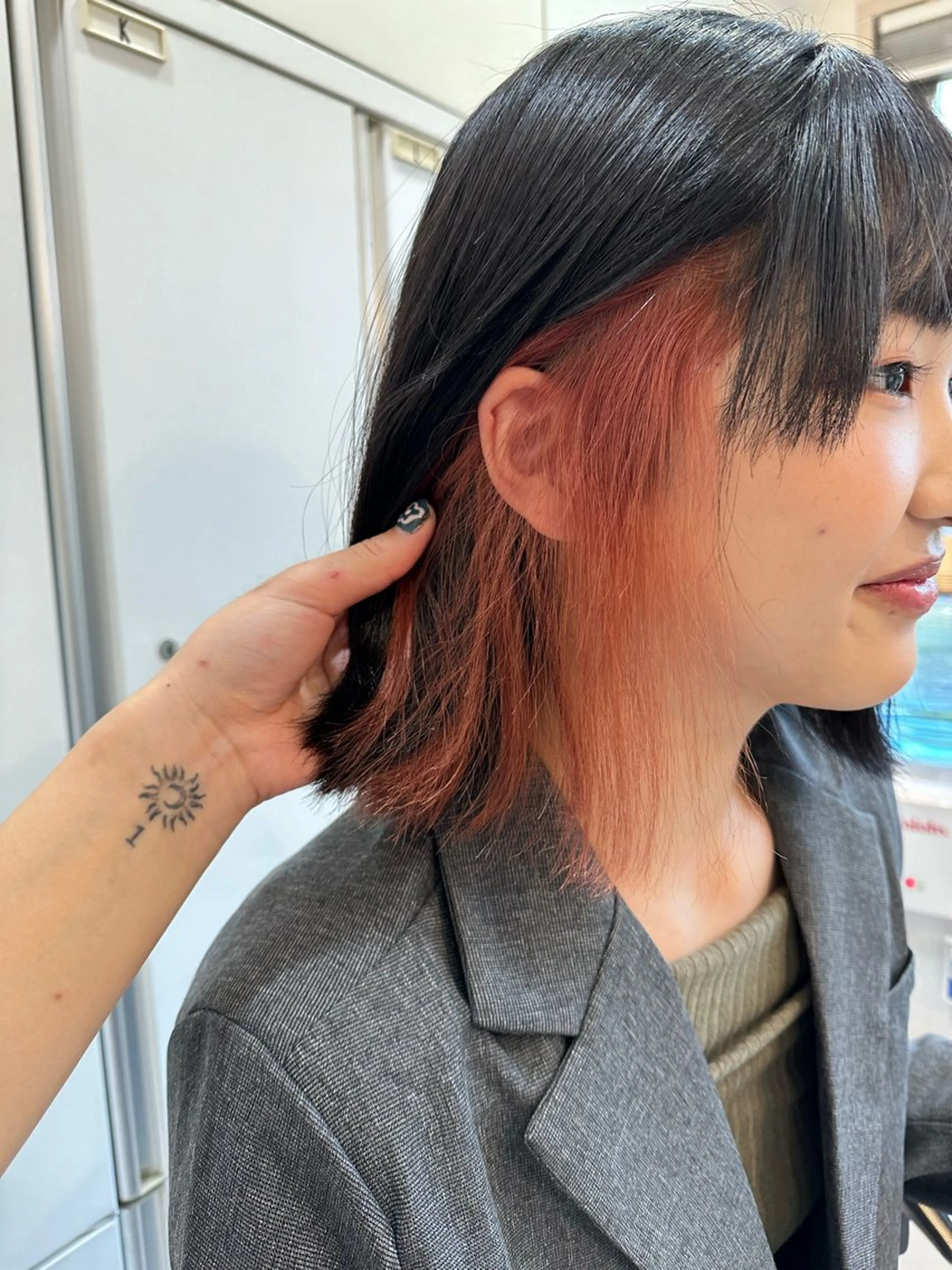 ミディアム カラー 髪質改善AUSTIN登戸所属・野村 一花 / 暖色 カラー / Wカラーのヘアスタイル