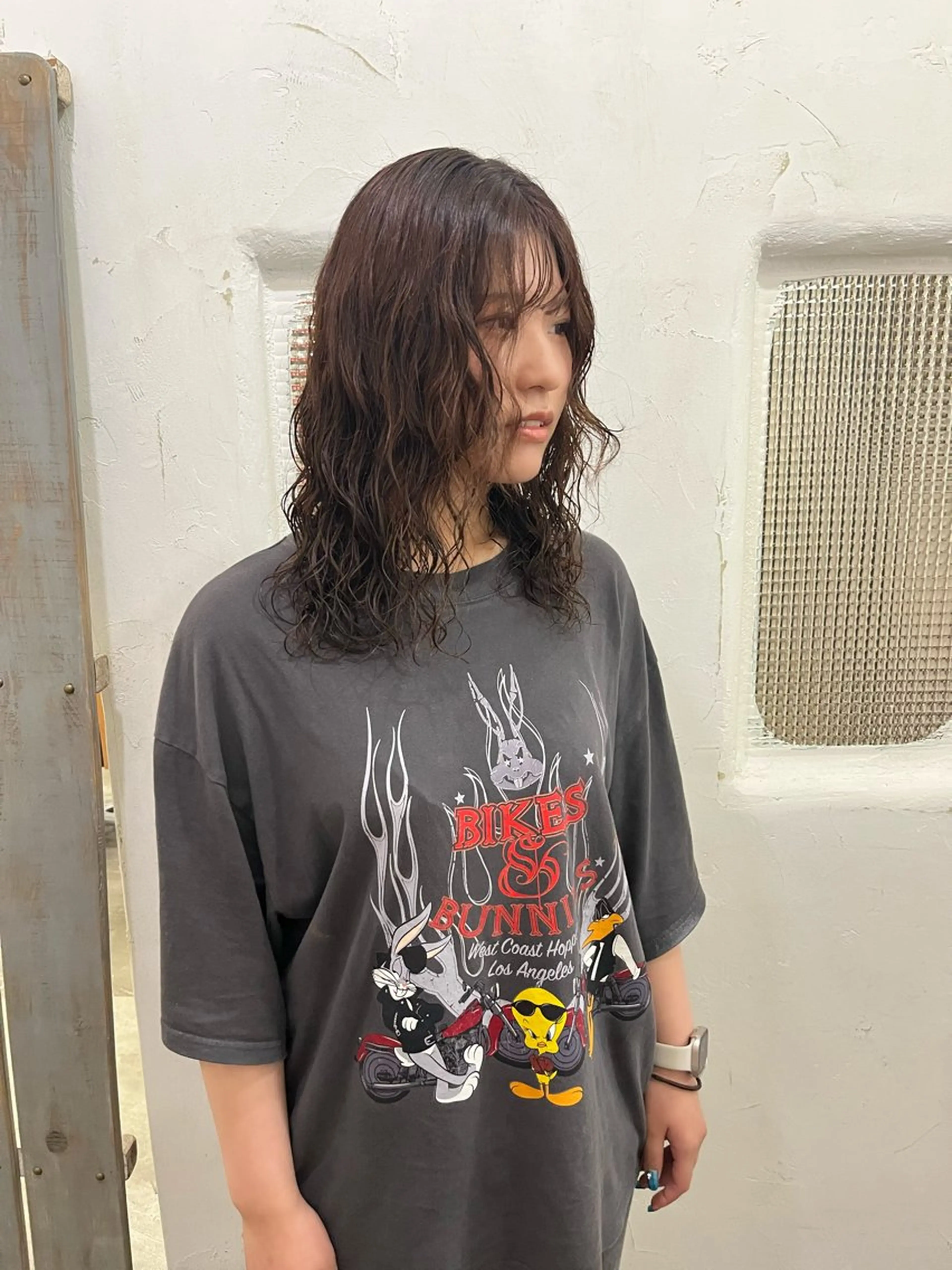 パーマ カット パーマ トリートメント つぼみ/パーマ ／レイヤー／ボブのヘアスタイル