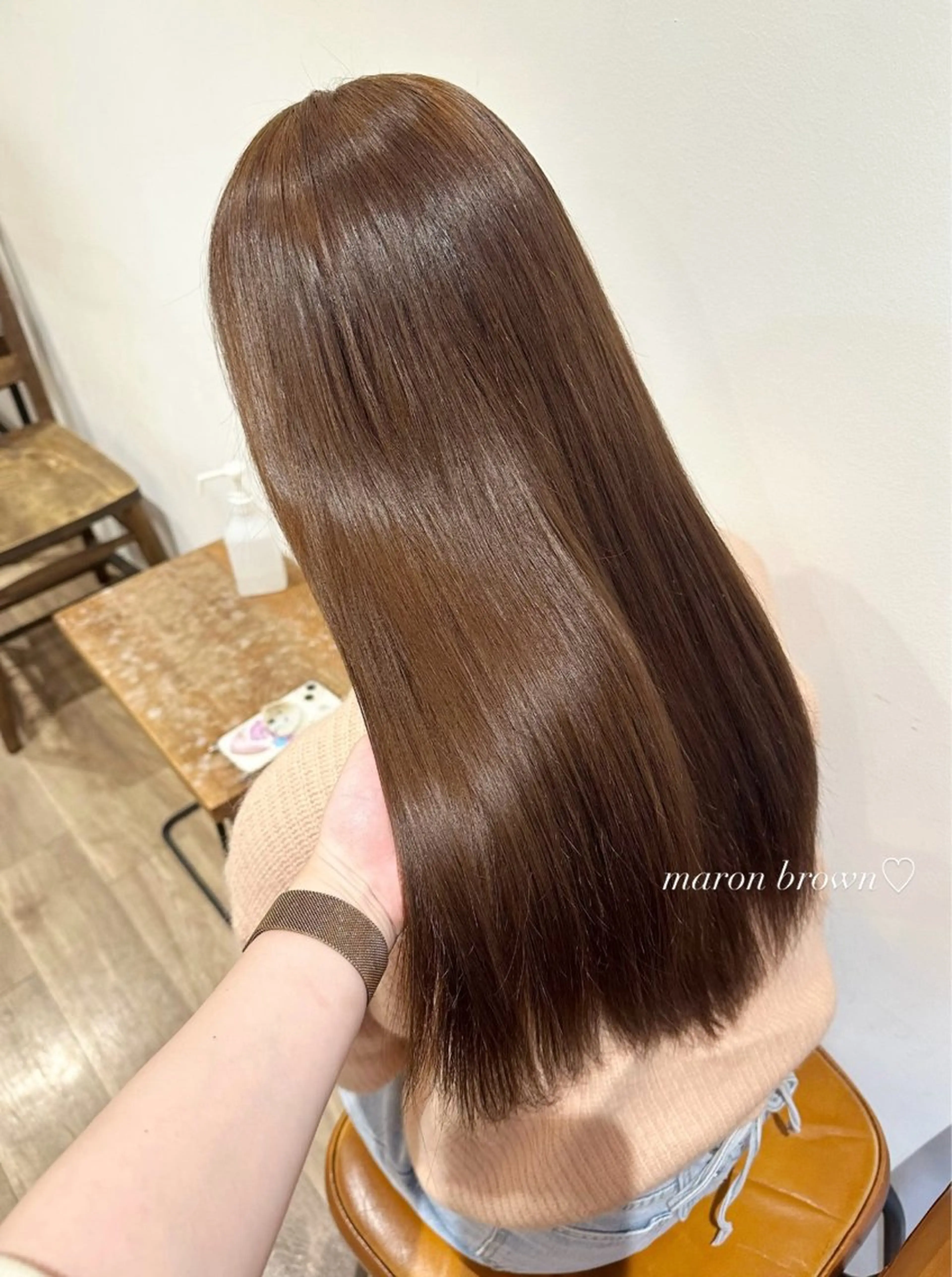 ロング カラー ヘアアレンジ ヘアカラー トリートメント Himawari♡ 柔らかいカラーのヘアスタイル