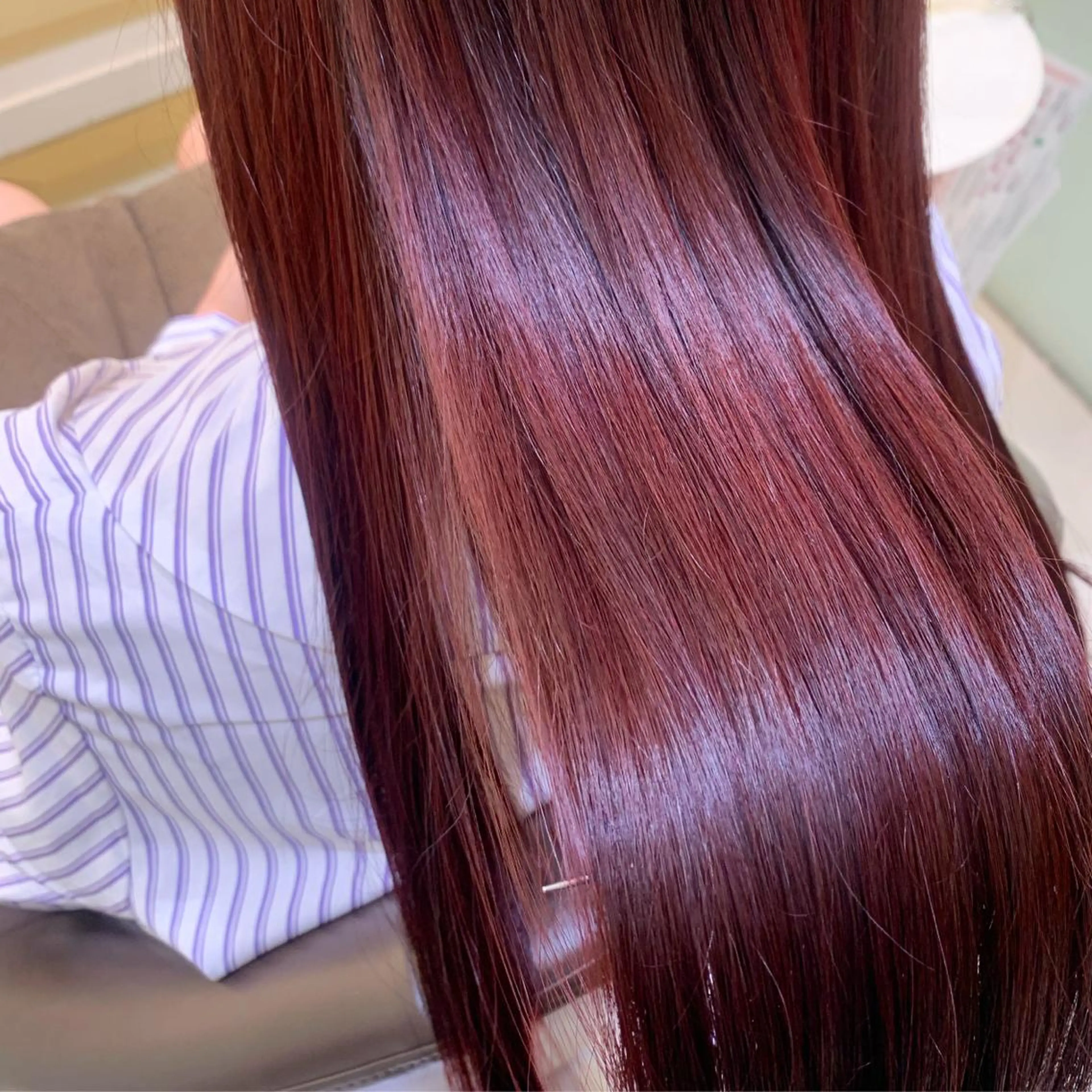 ロング カット 赤みオフの透明感職人 /ケア重視の美髪施術のヘアスタイル