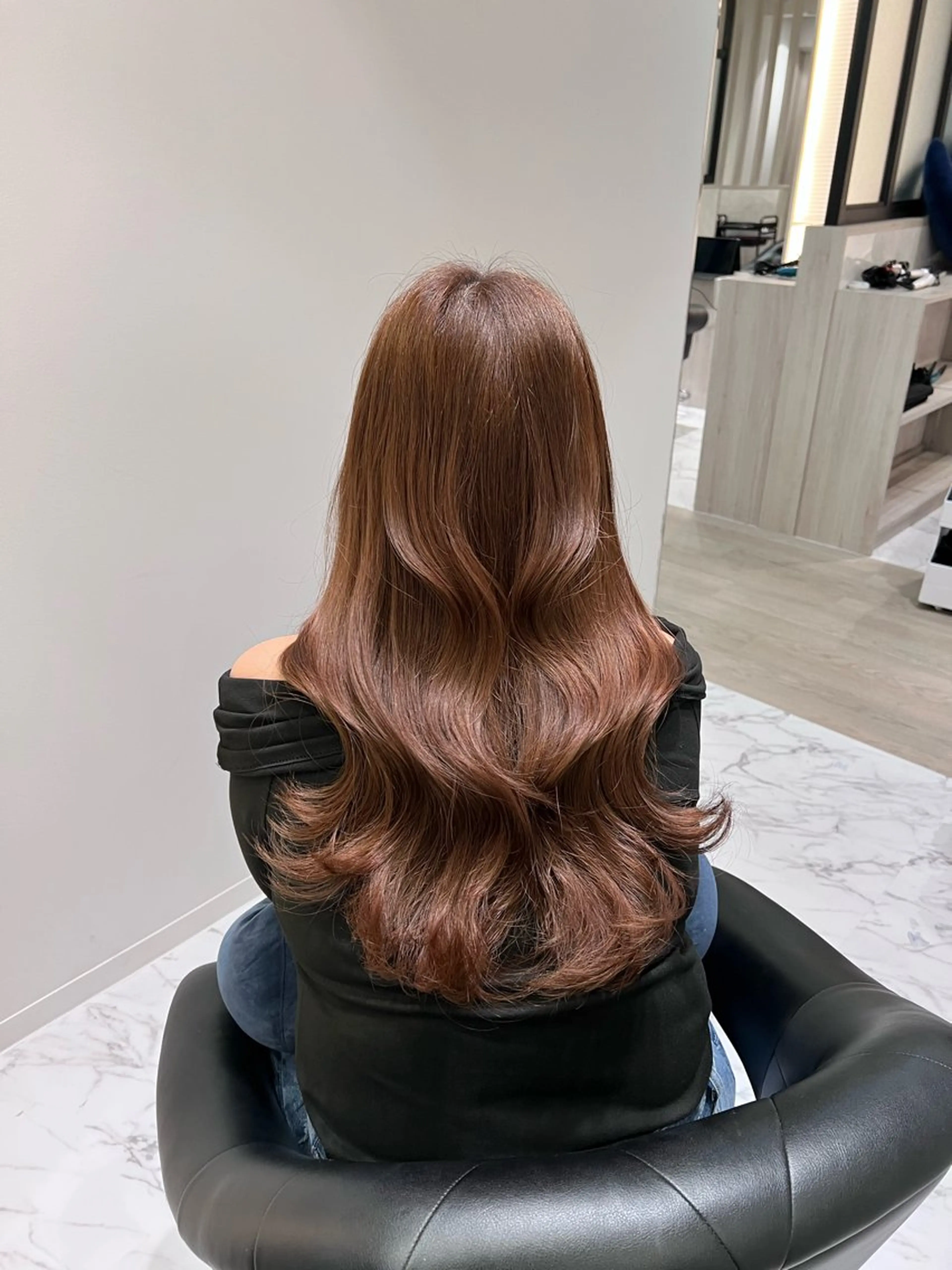 ロング カラー ヘアカラー &chaLme所属・Ayumi/心斎橋 /Jr.スタイリストのヘアスタイル