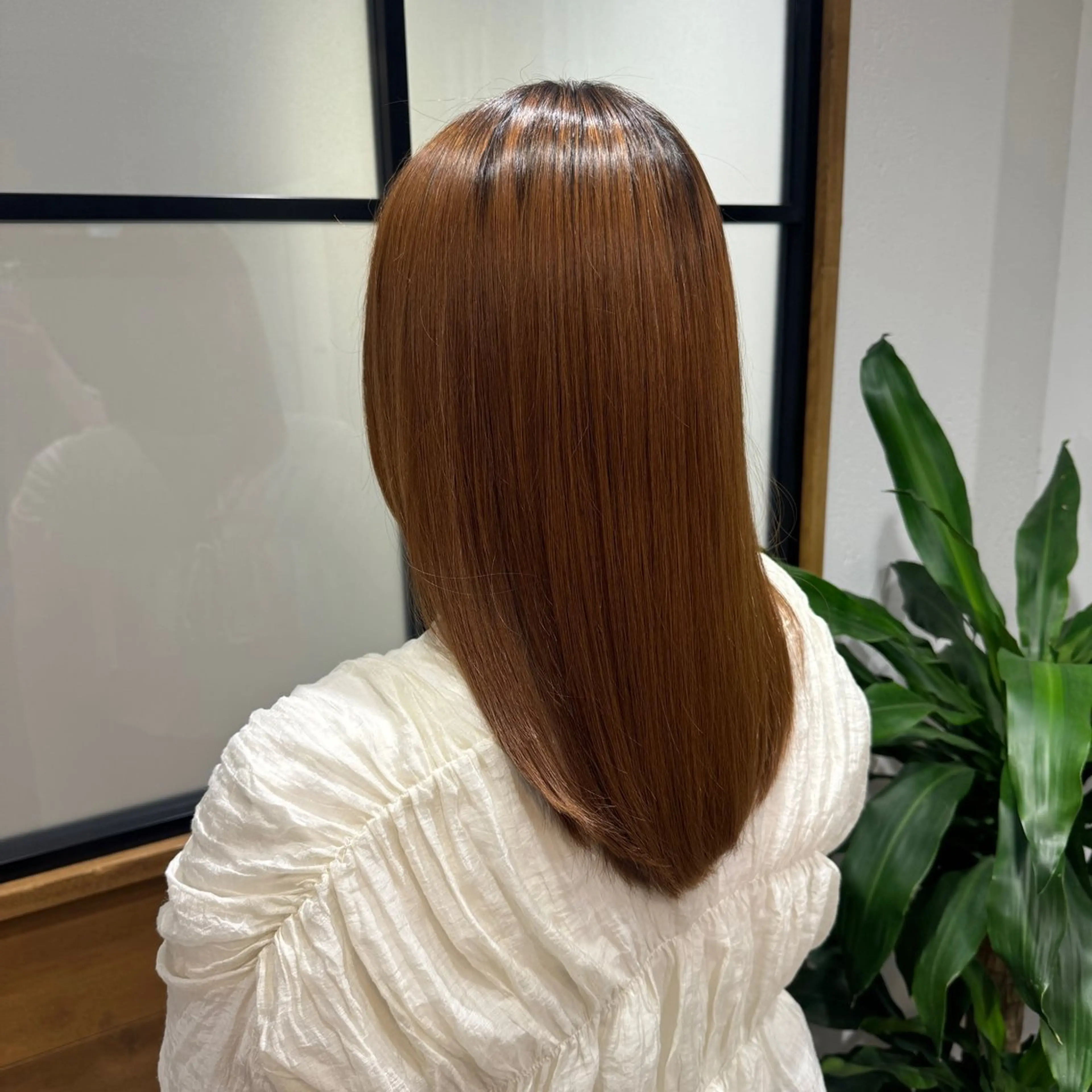 ミディアム ヘアカラー かとう ななね🪷⸝꙳.⋆のヘアスタイル