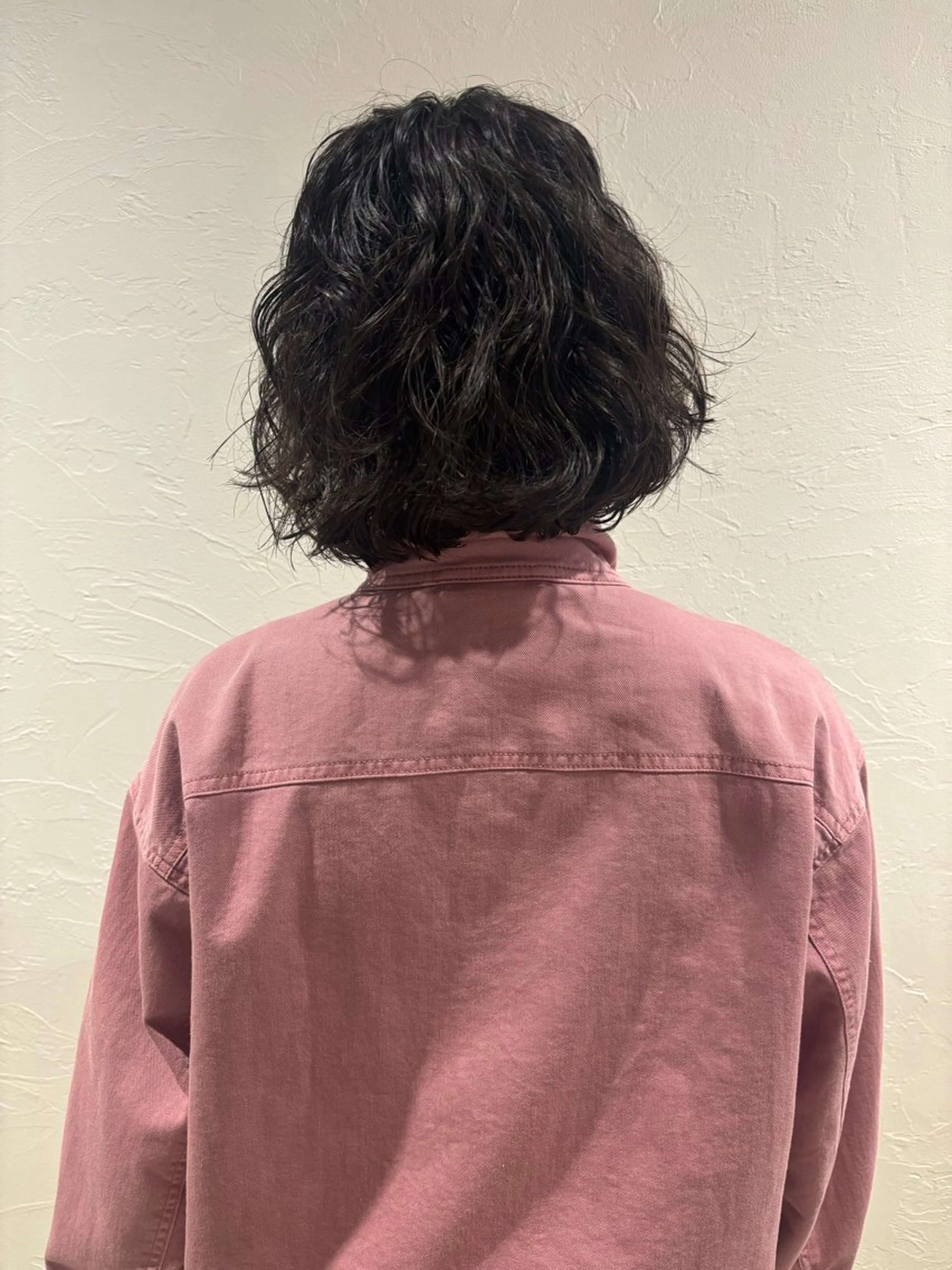 ミディアム カット パーマ saru所属・大西 柚羽のヘアスタイル