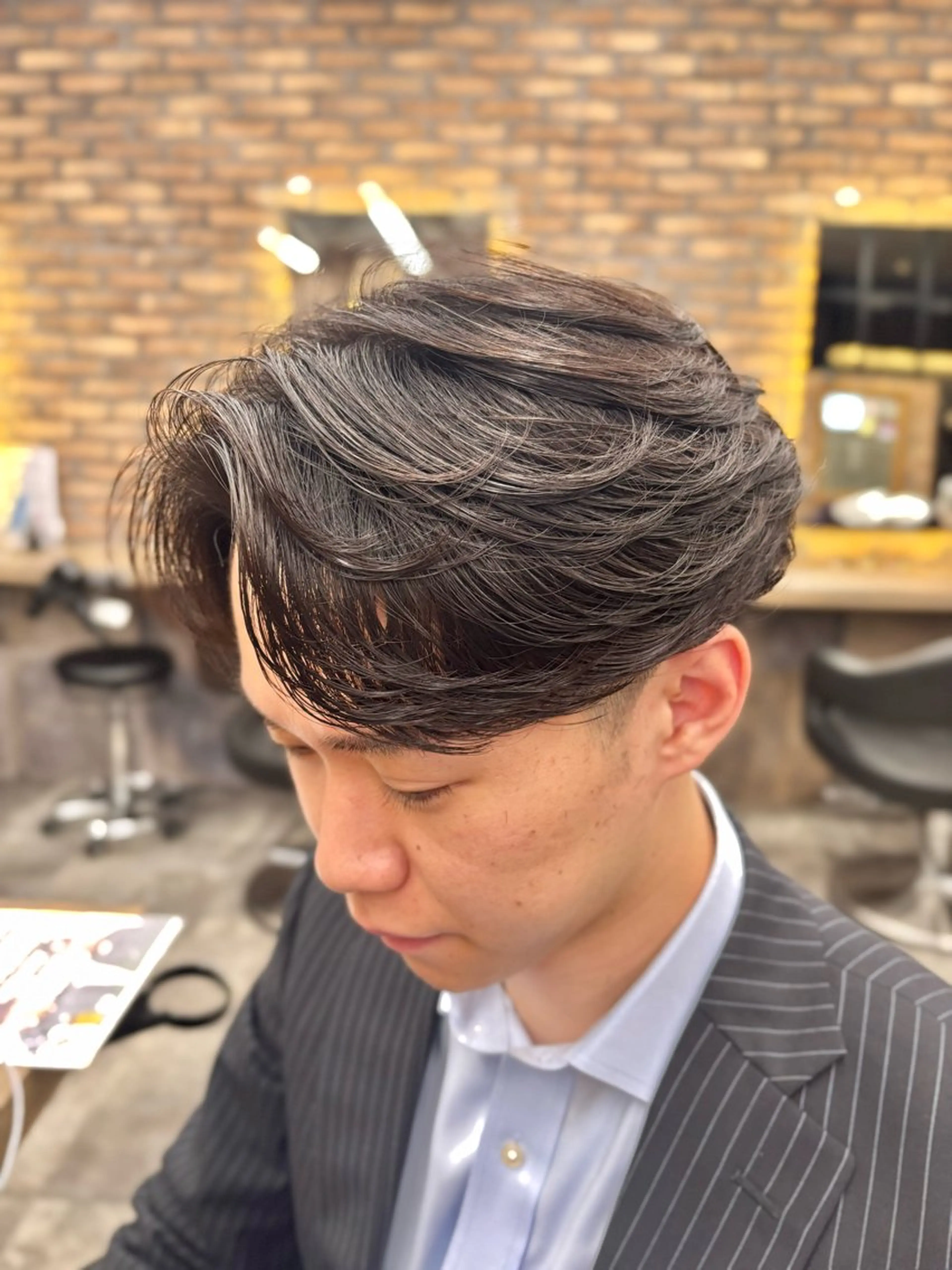 メンズ カット パーマ フェザーパーマ職人 🪽yutoのヘアスタイル