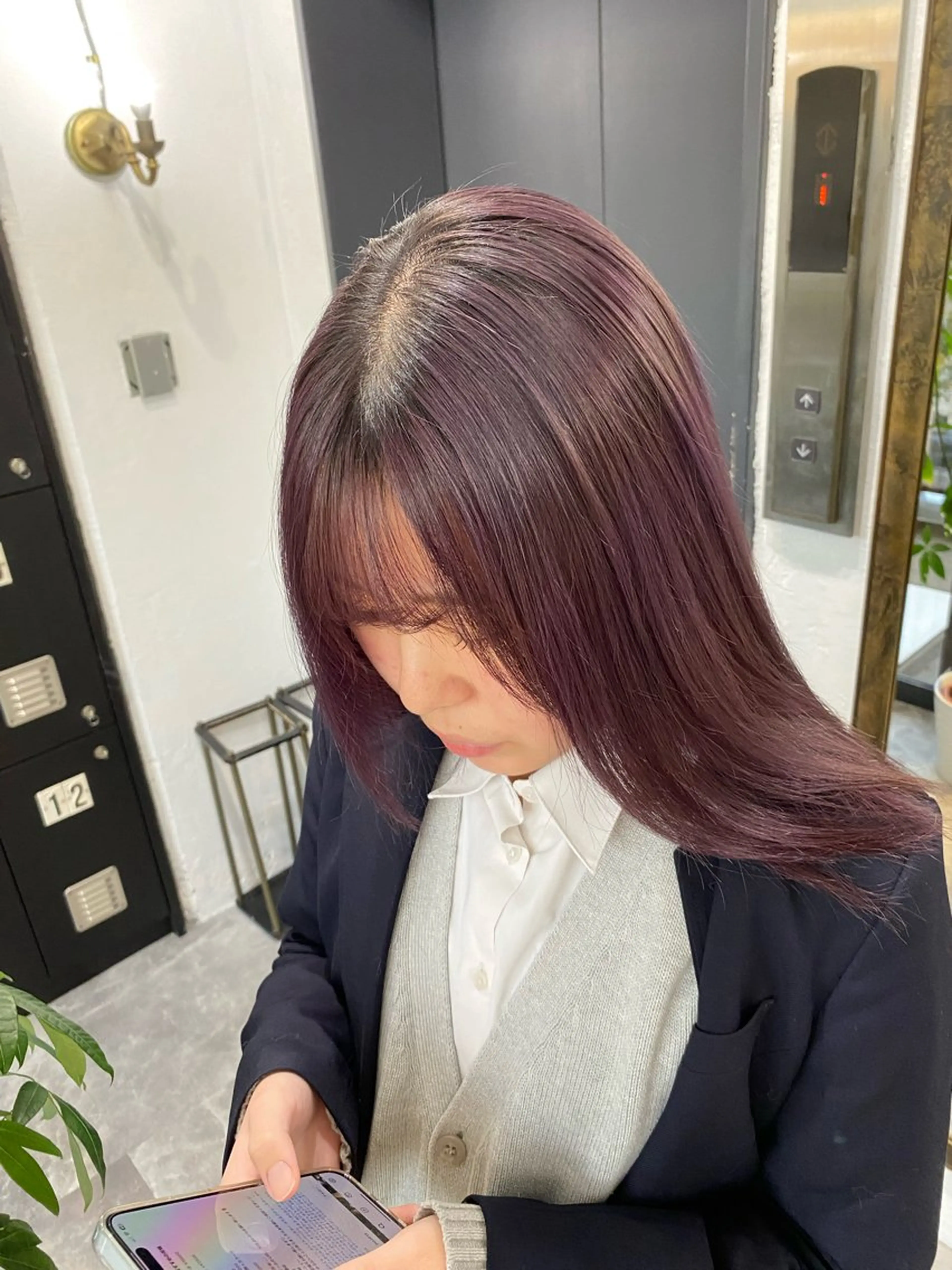 セミロング カラー ヘアカラー トリートメント 🌻Insta指名 NO.1🌻Shoのヘアスタイル