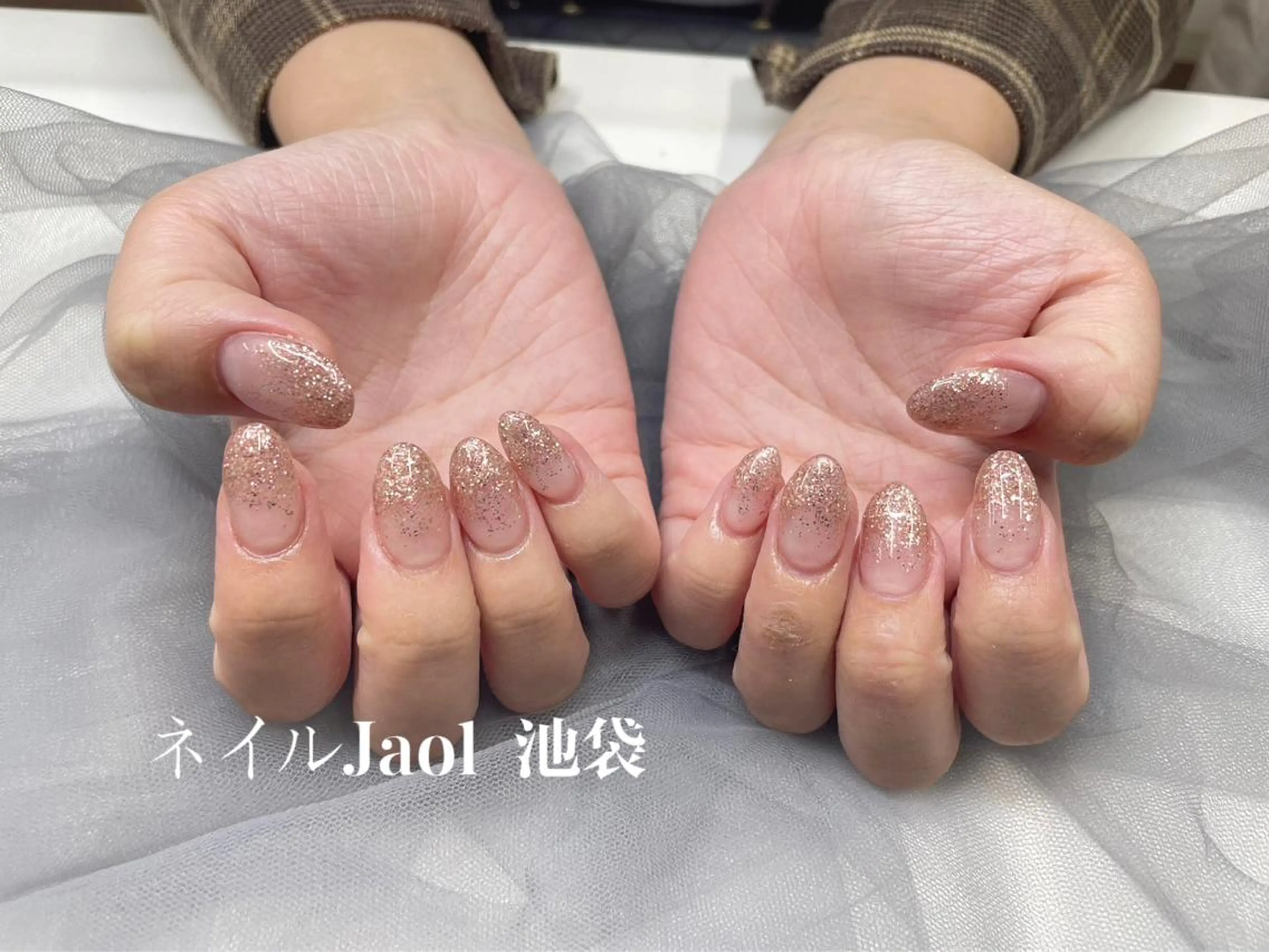 ミディアム ハンドネイル nail jaol池袋店所属・ネイルJaol 池袋のネイルデザイン