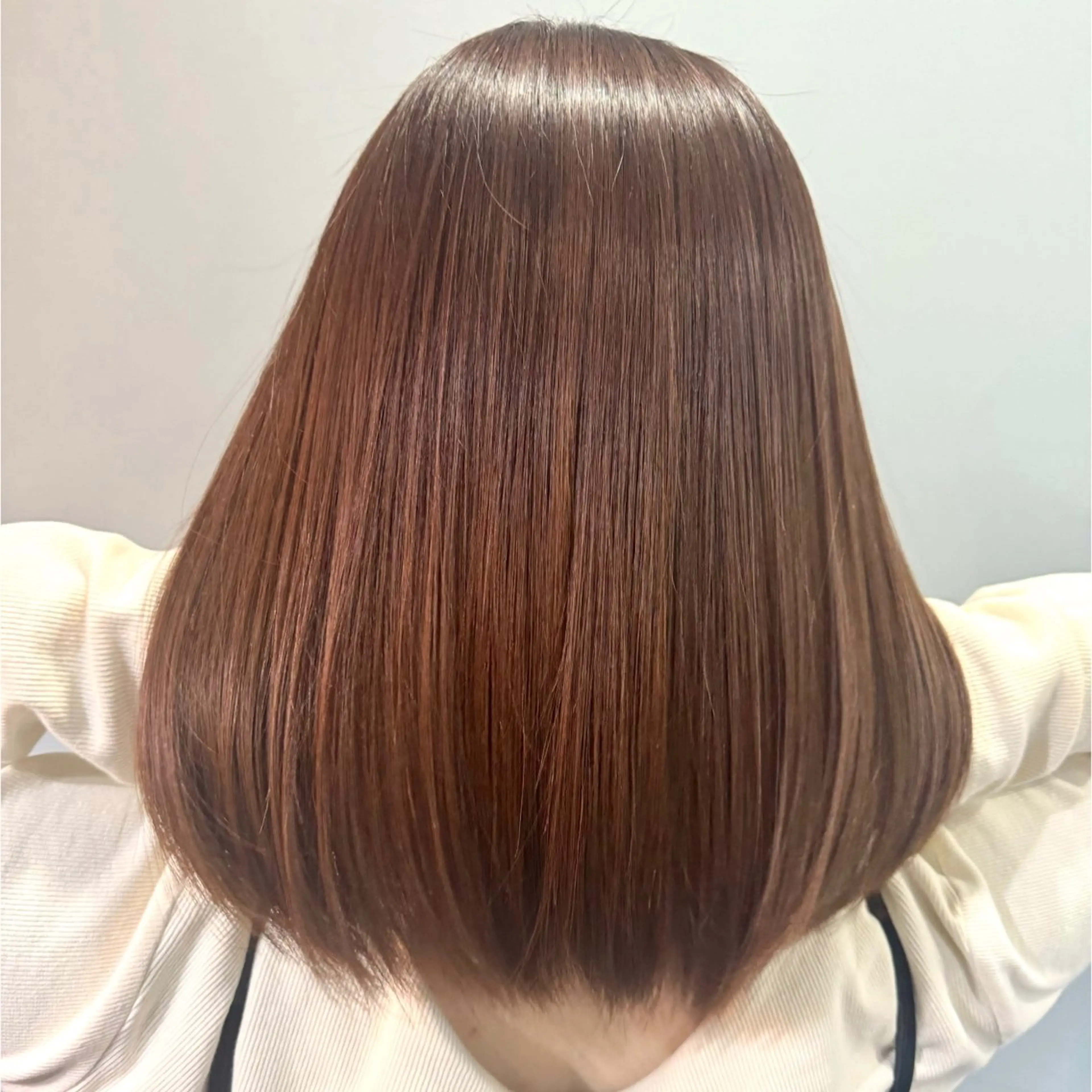 ミディアム くせ毛 縮毛矯正 森 隆秀/韓国ヘアのヘアスタイル