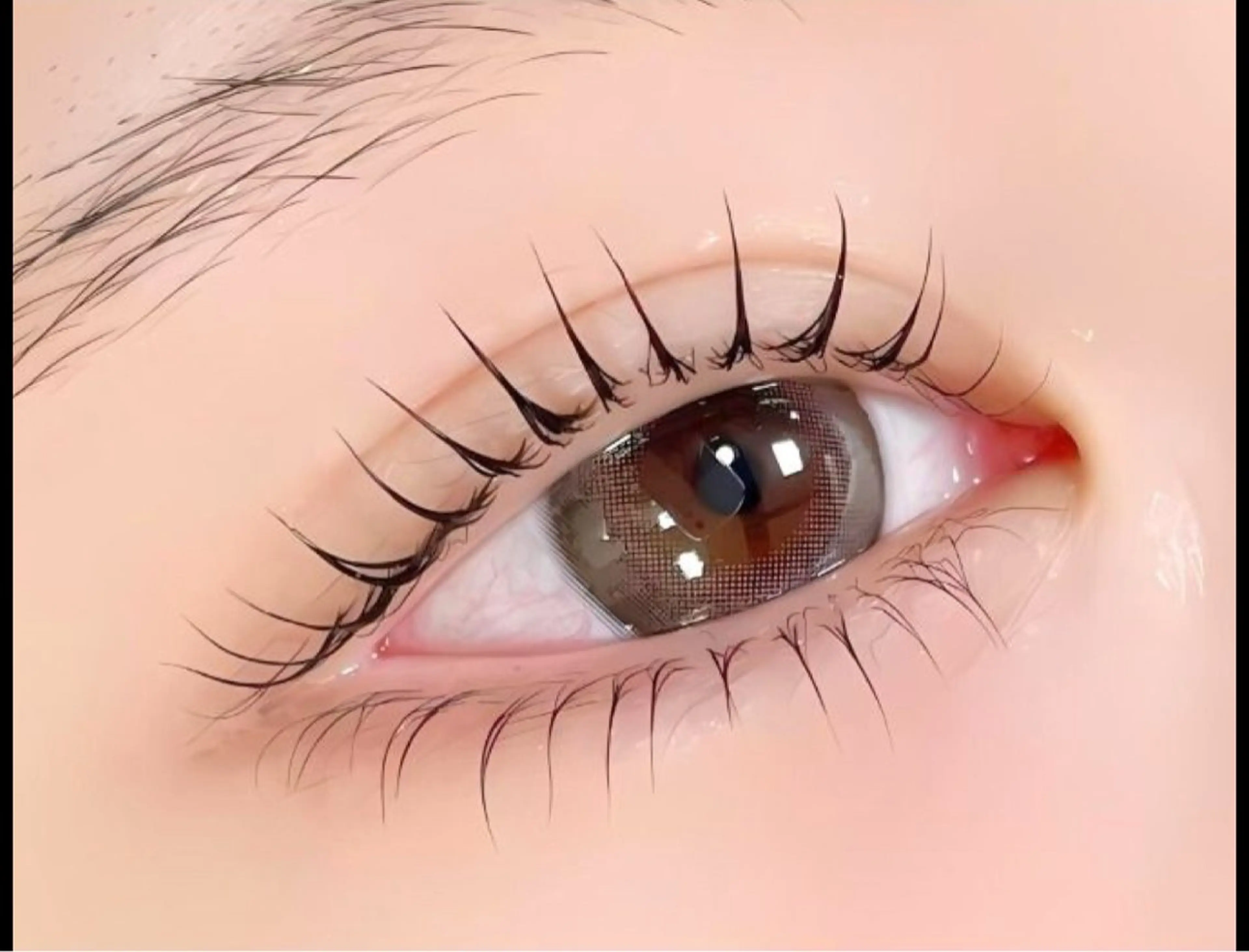 下まつ毛パーマの写真