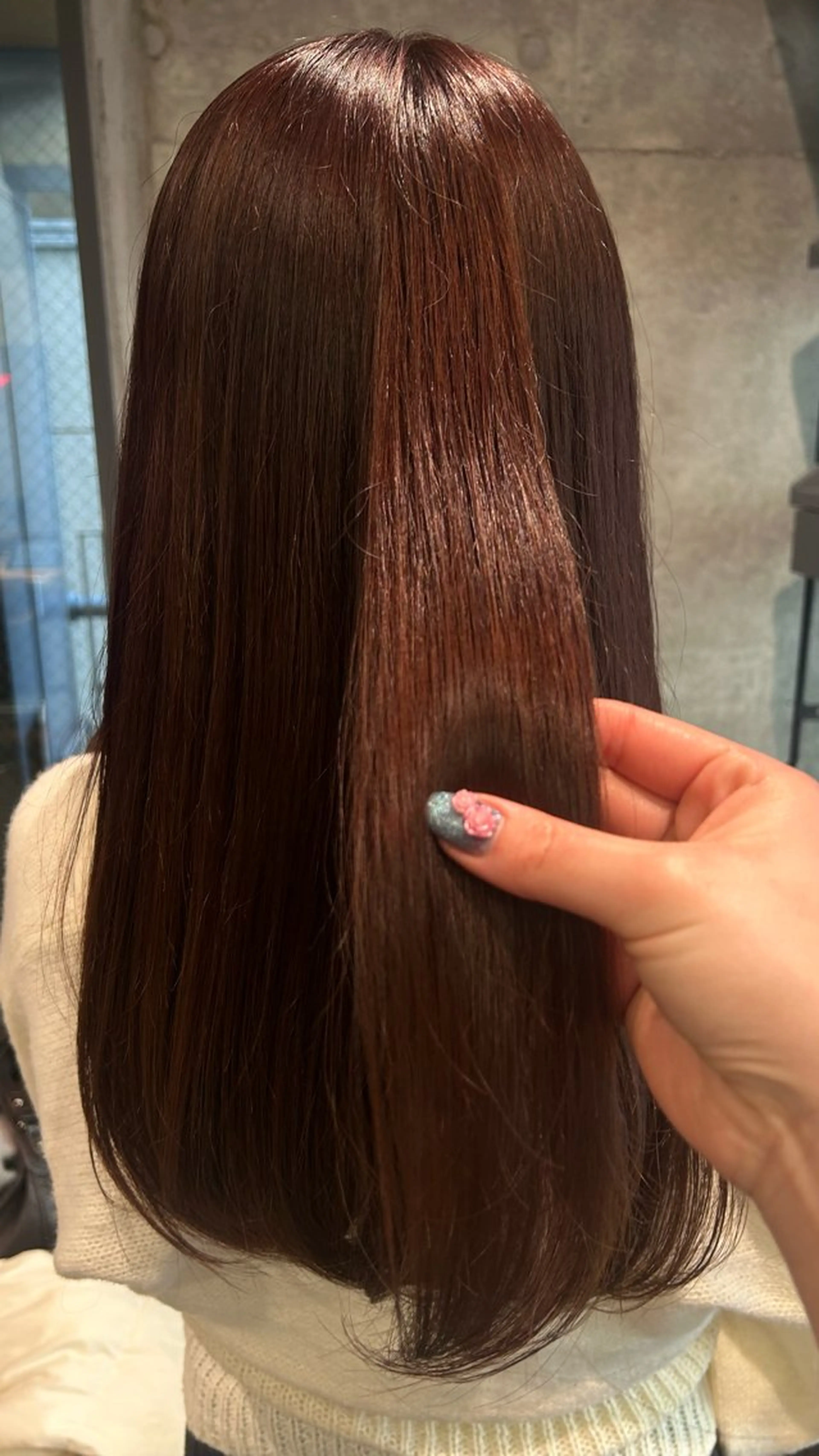 ロング 透明感カラー/縮毛/ chino🍀のヘアスタイル