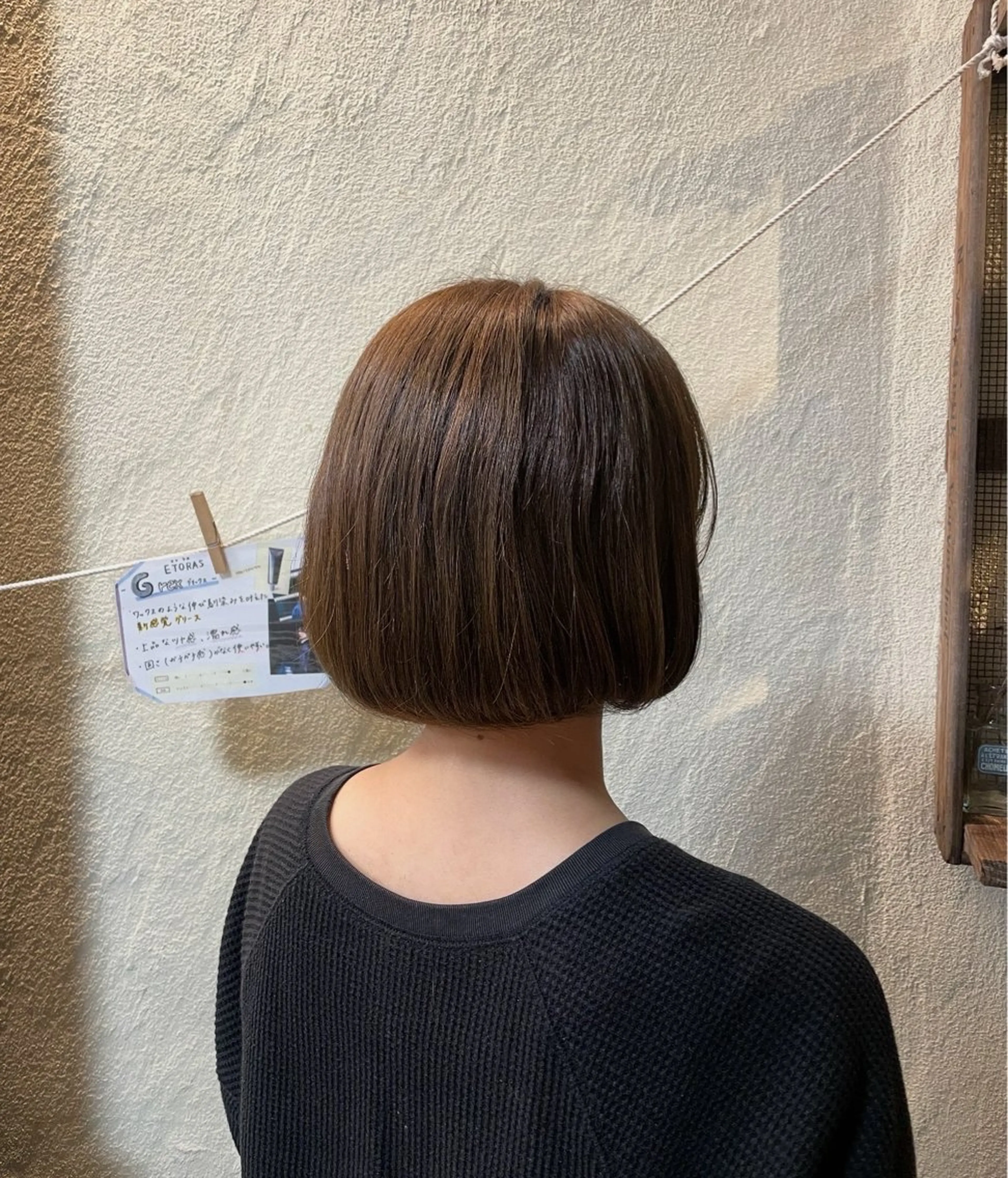ショート ボブ カット ヘアカラー 大庭 萌瑚のヘアスタイル