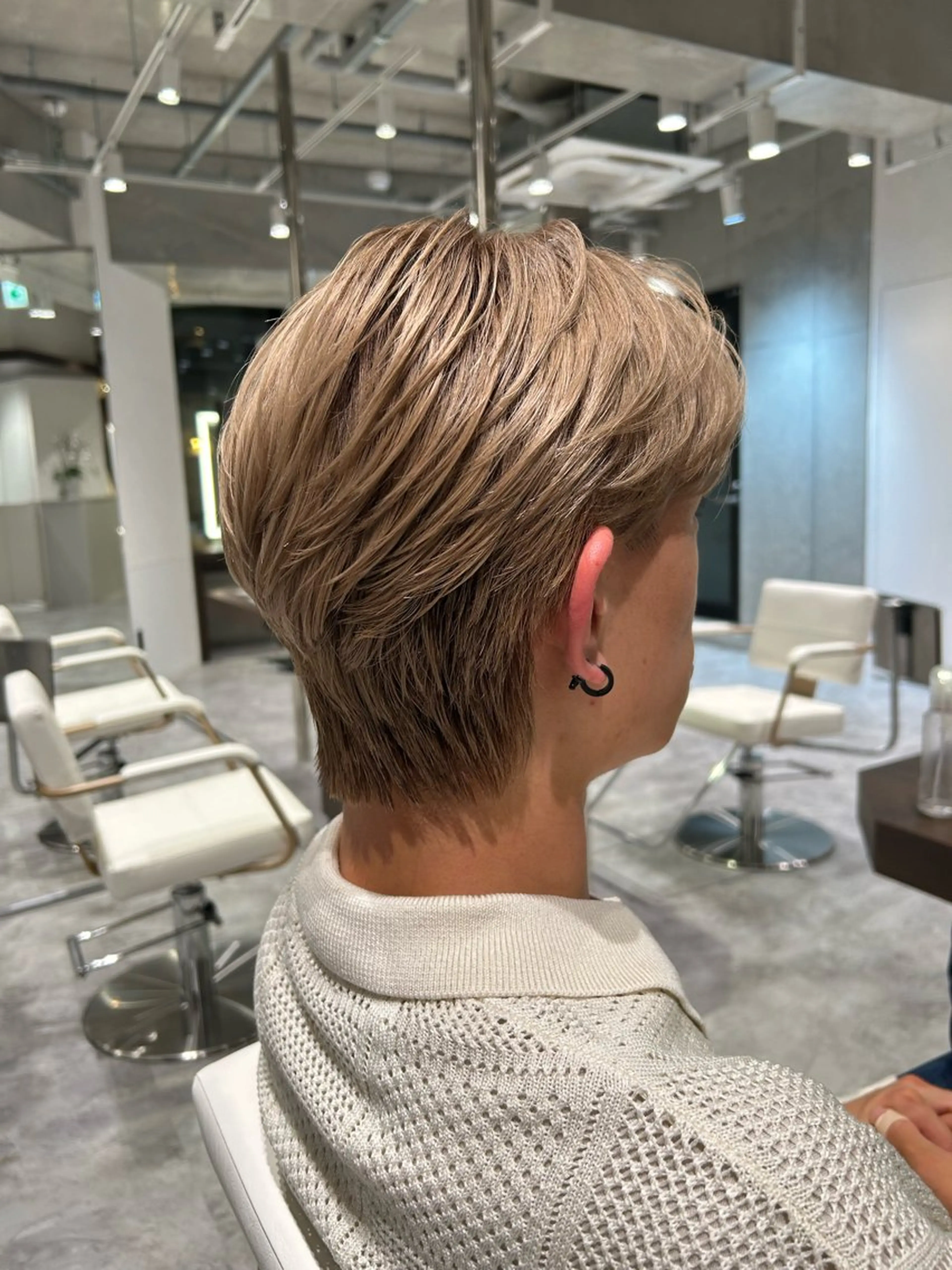 メンズ ダウンパーマ メンズパーマ Ash 武蔵新城店のヘアスタイル