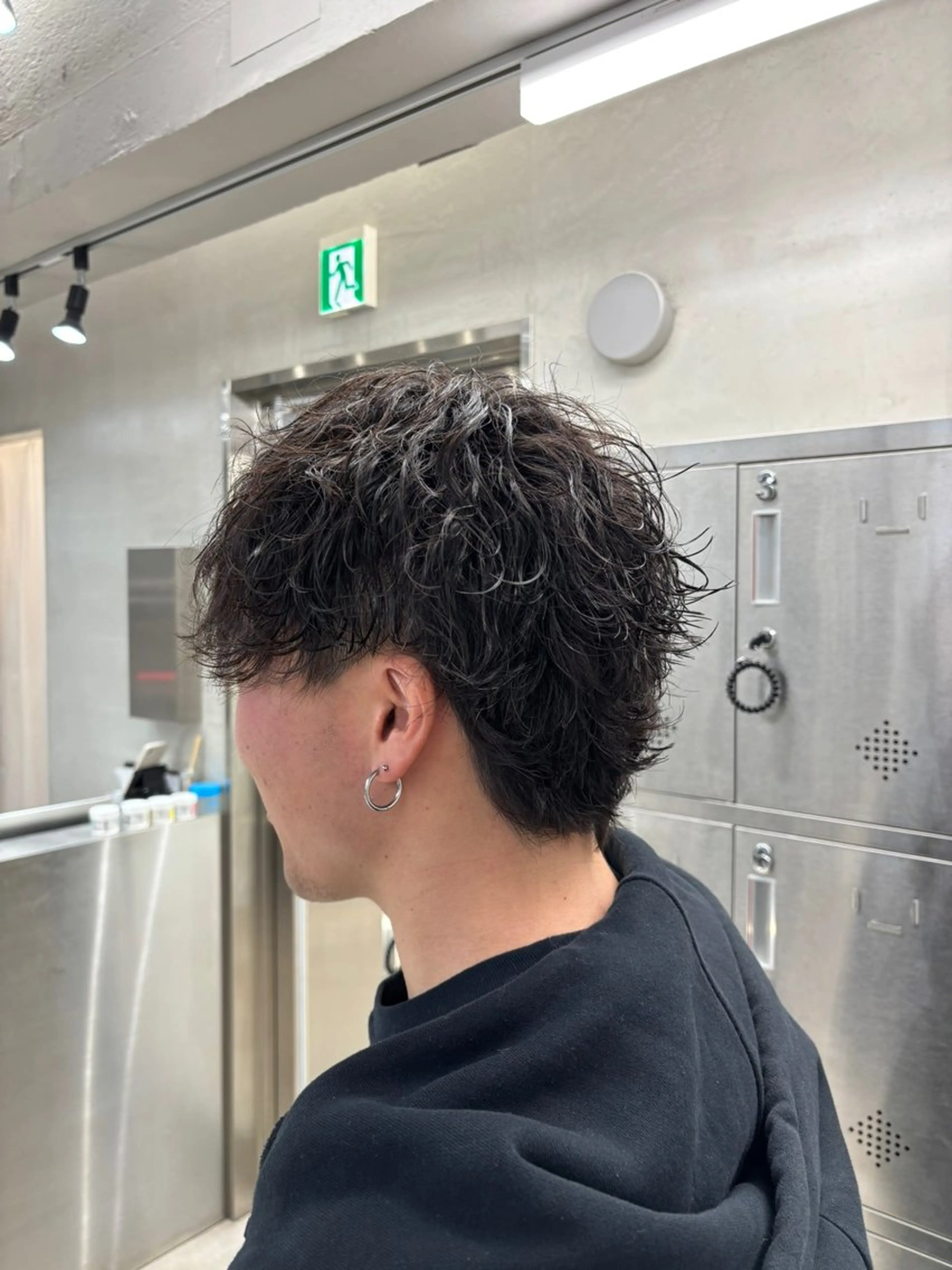 ショート パーマ カット パーマ LIBER🫧AKO 🫧メンズのヘアスタイル