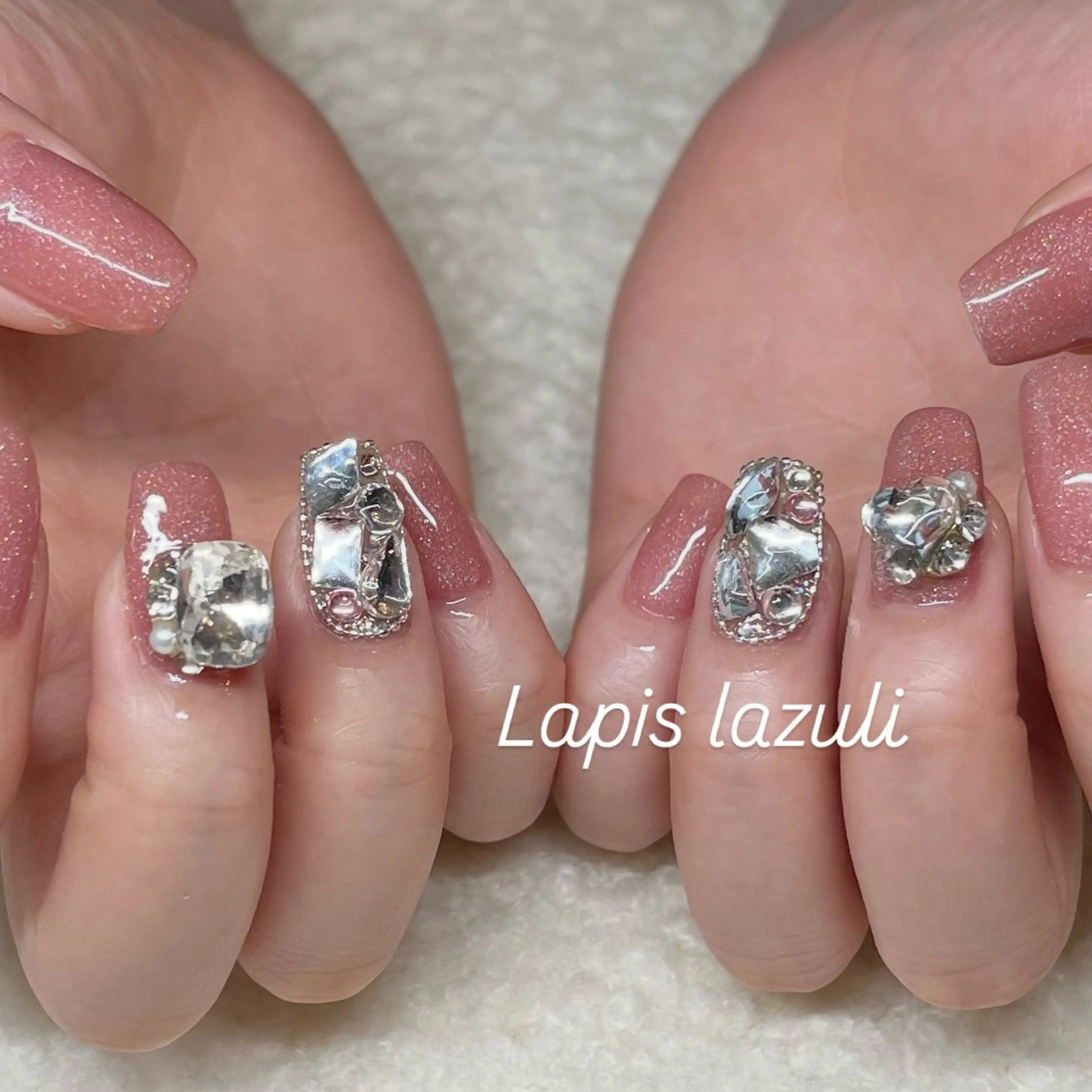 ネイル ハンドネイル YURINA ⋆꙳𝜗𝜚꙳.*‬のネイルデザイン