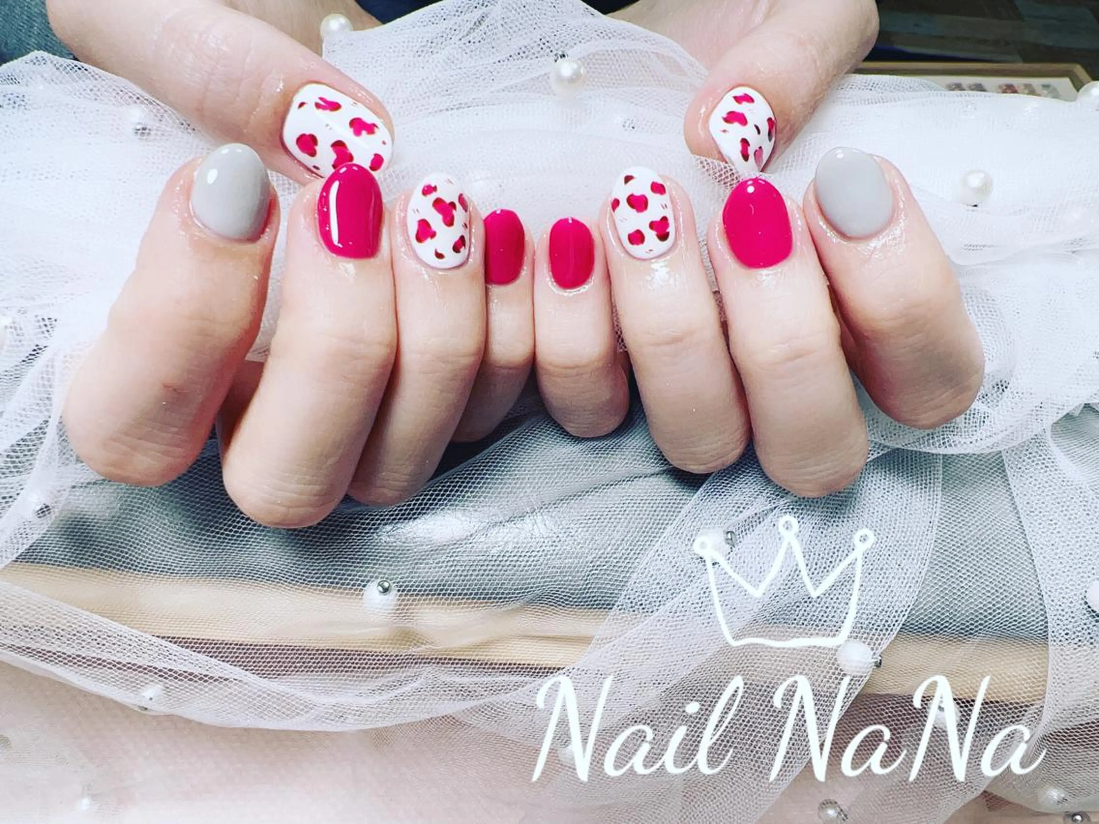 ショート カラー ネイル ハンドネイル Nail NaNaのネイルデザイン