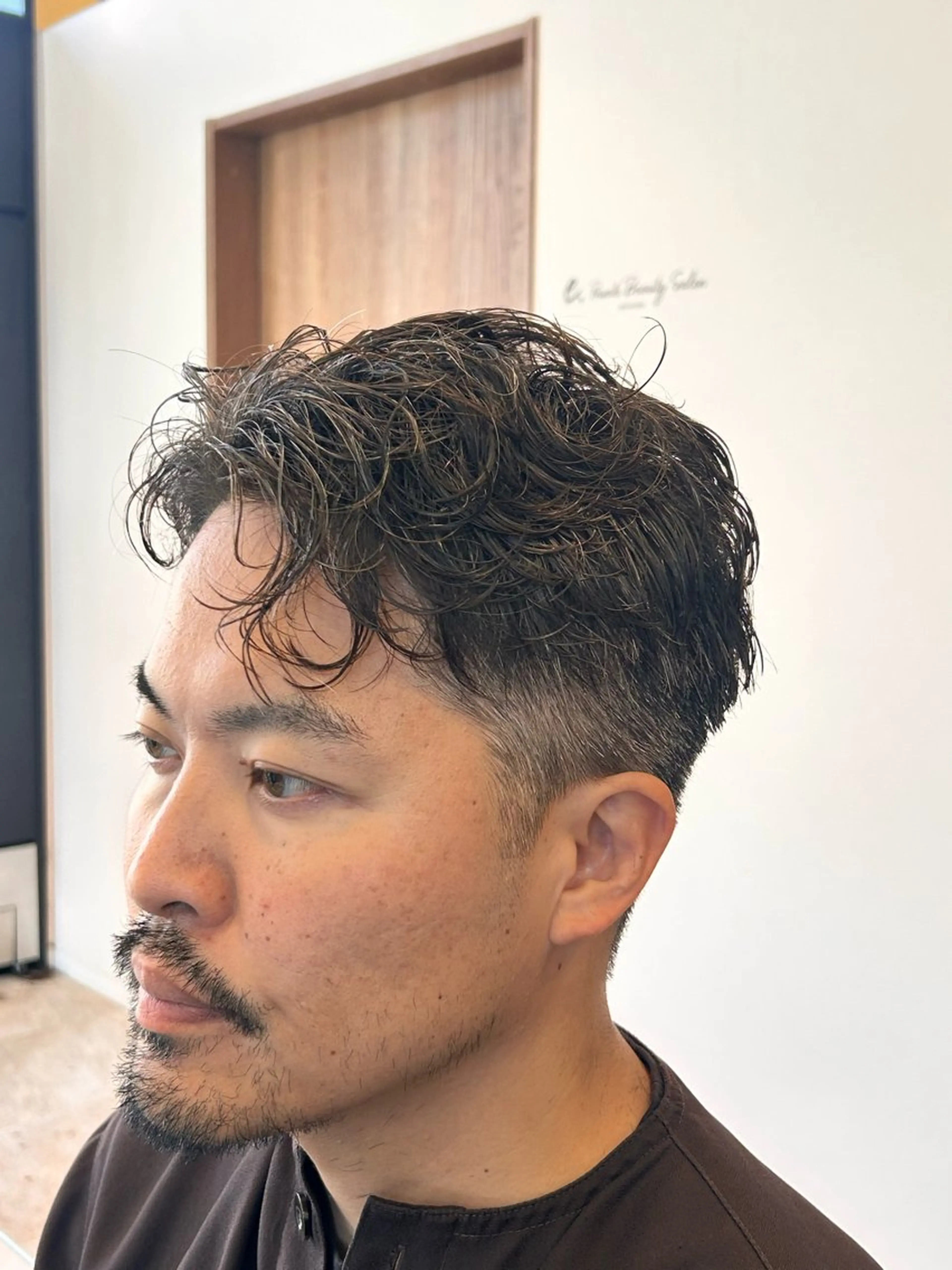 ショート パーマ メンズ EARTH大宮宮原店所属・ri kuのヘアスタイル