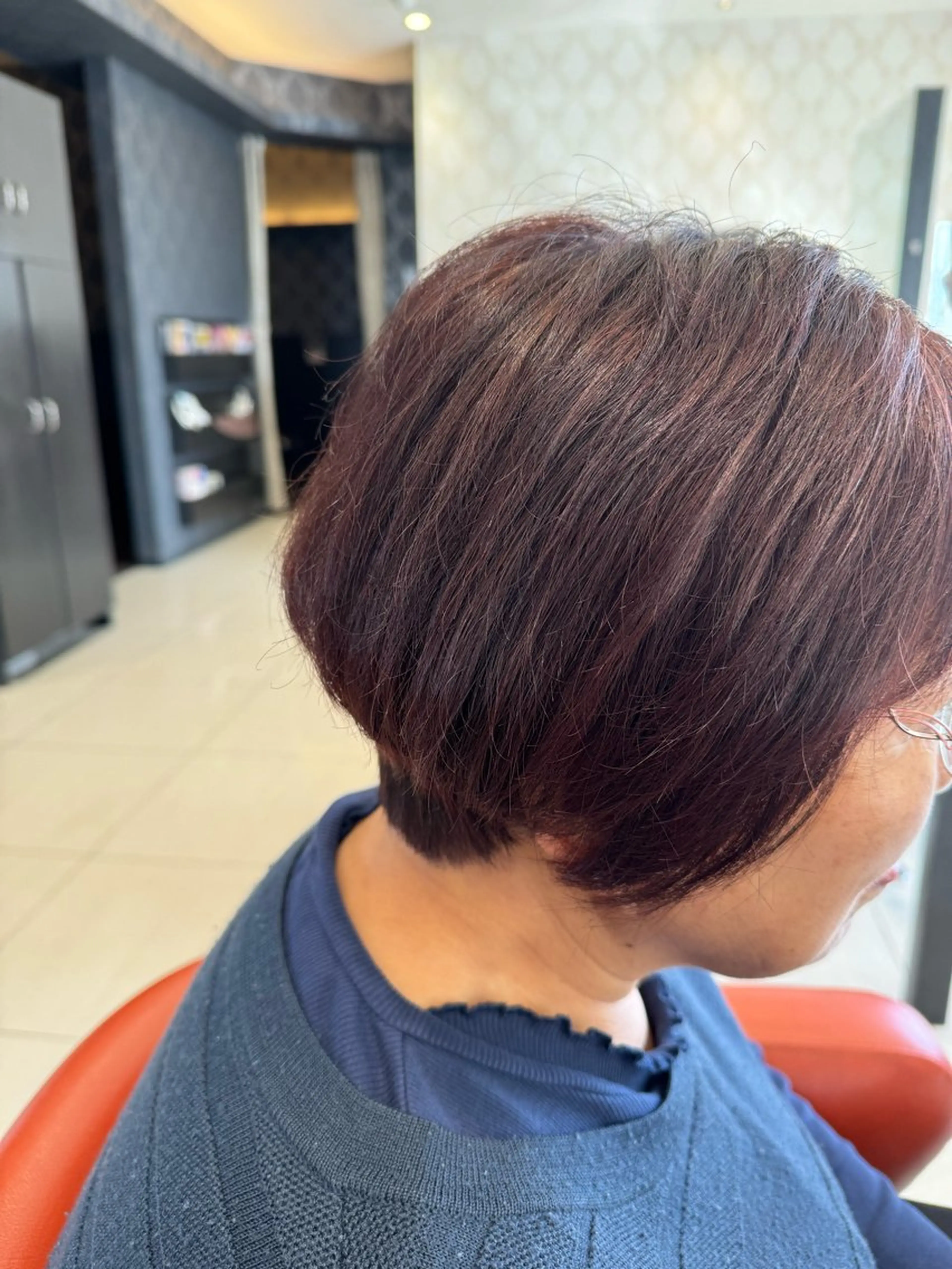 カラー 阿部 脩平のヘアスタイル