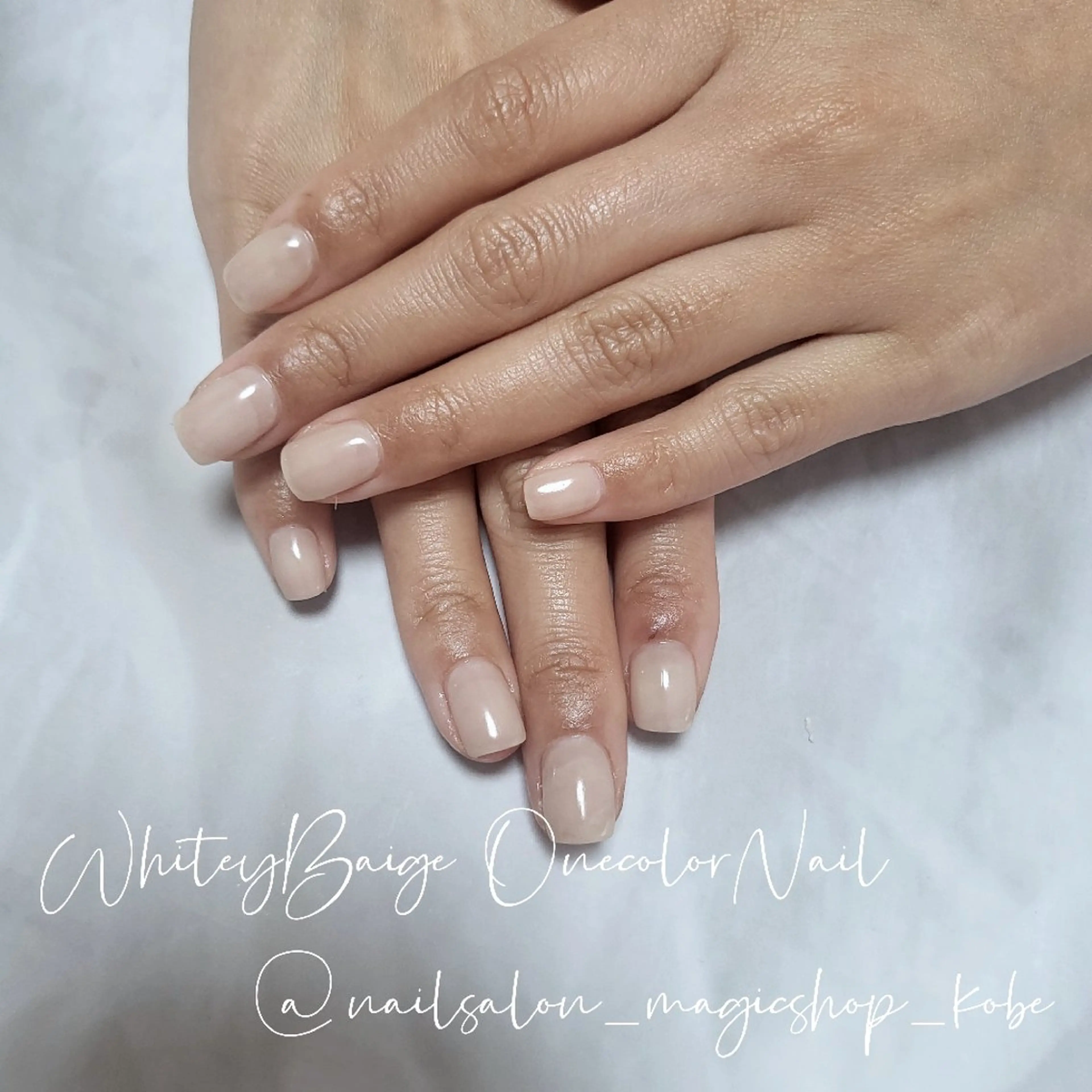 ネイル ジェルネイル オフィスネイル ワンカラーネイル ソフトジェル ハンドネイル Nailsalon MagicShopのネイルデザイン