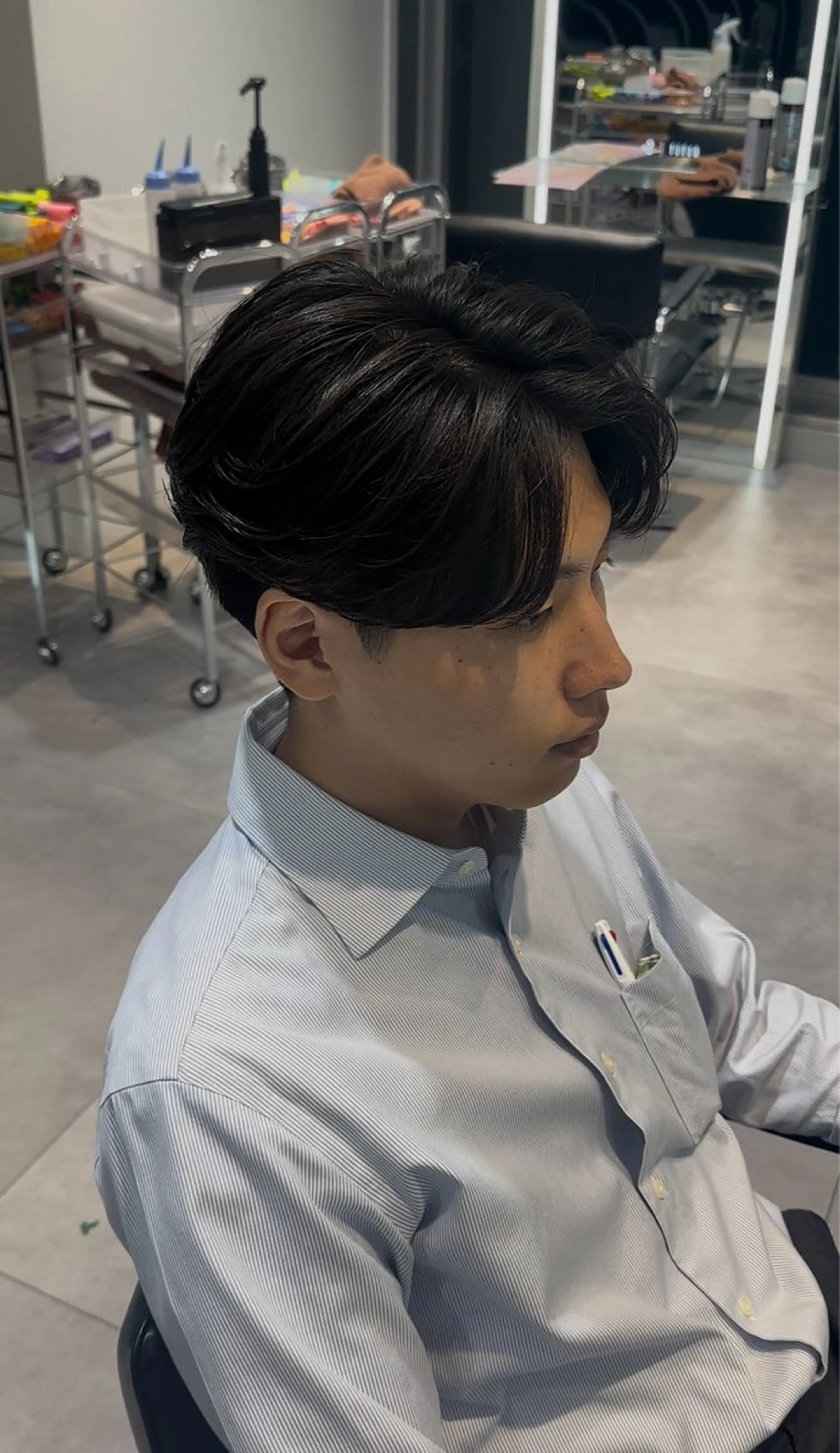 ショート パーマ メンズ メンズパーマ ニュアンスパーマ 似合わせパーマ🔥 河浪  大智のヘアスタイル