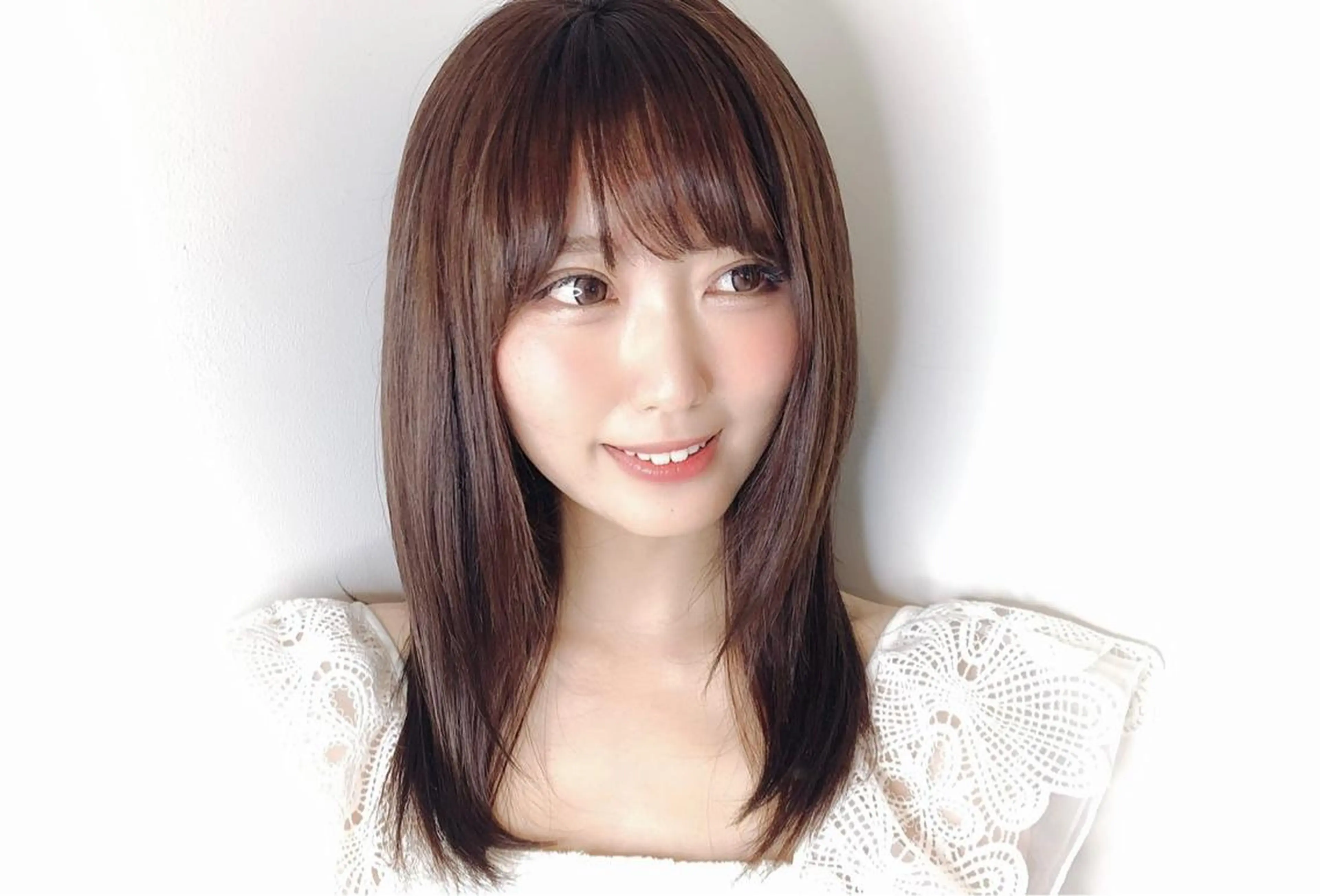 ロング カラー リルウヘアー 天王寺のヘアスタイル