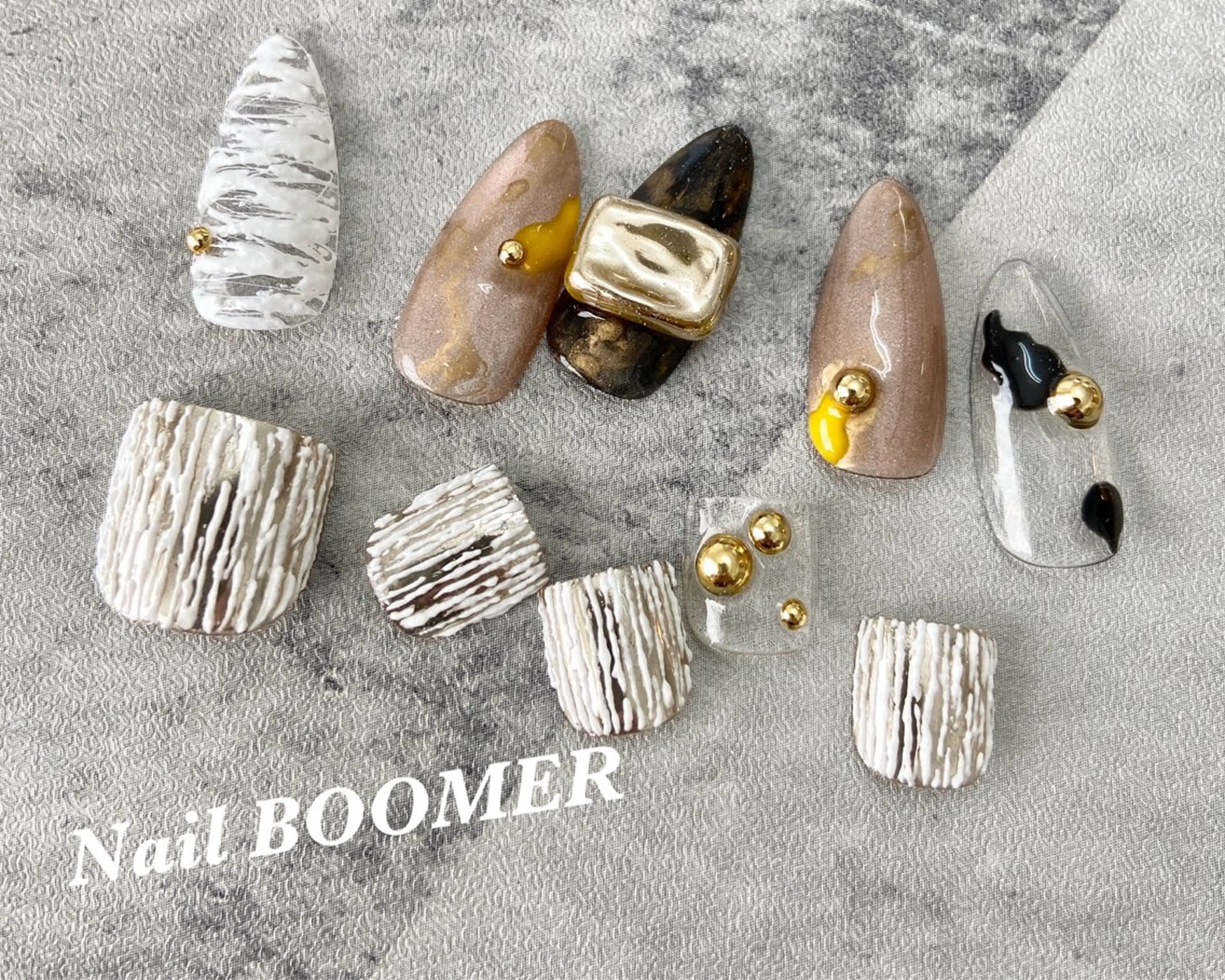 ネイル フットネイル ネイル ブーマーのネイルデザイン