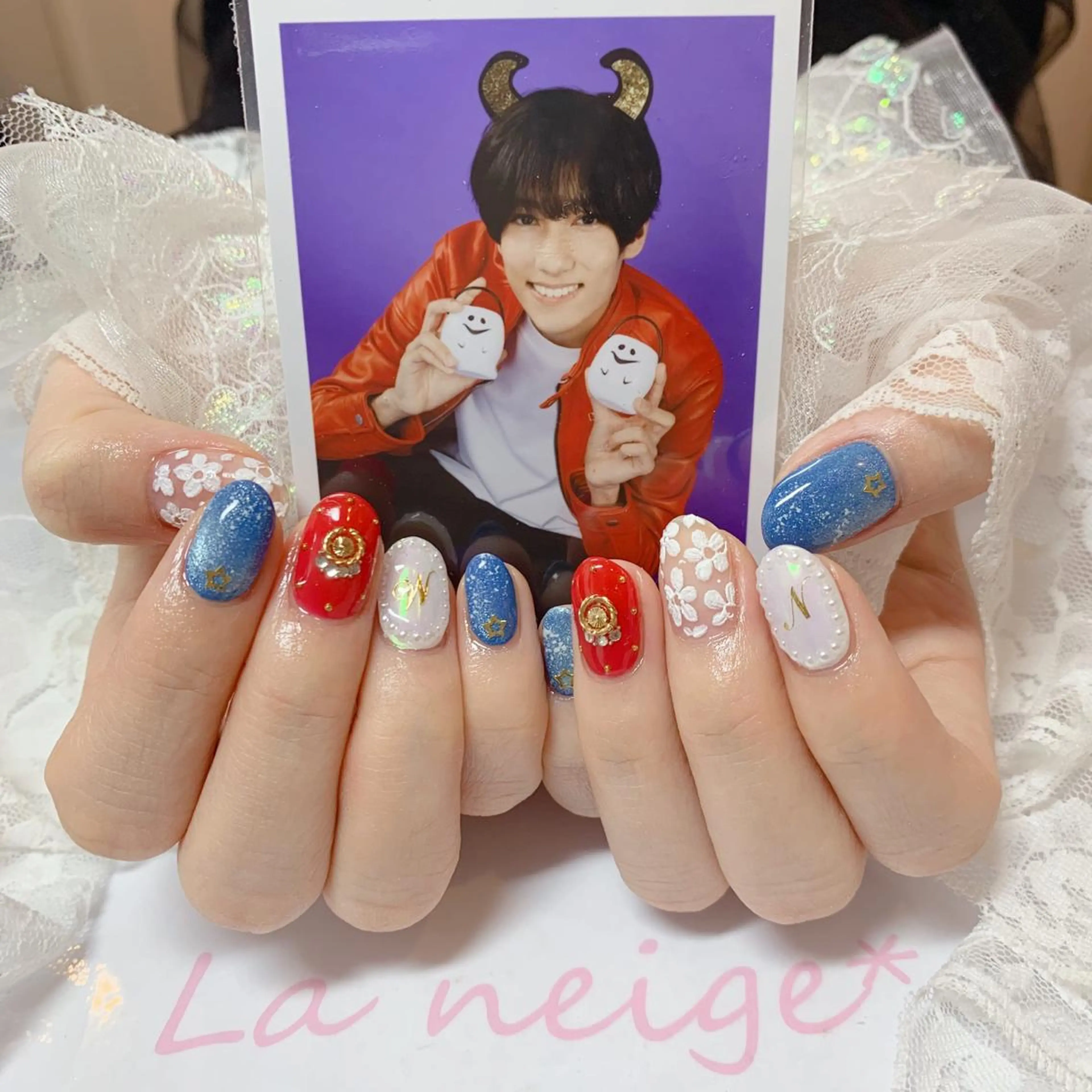 ネイル La neige* yuki 🥯🍑のネイルデザイン