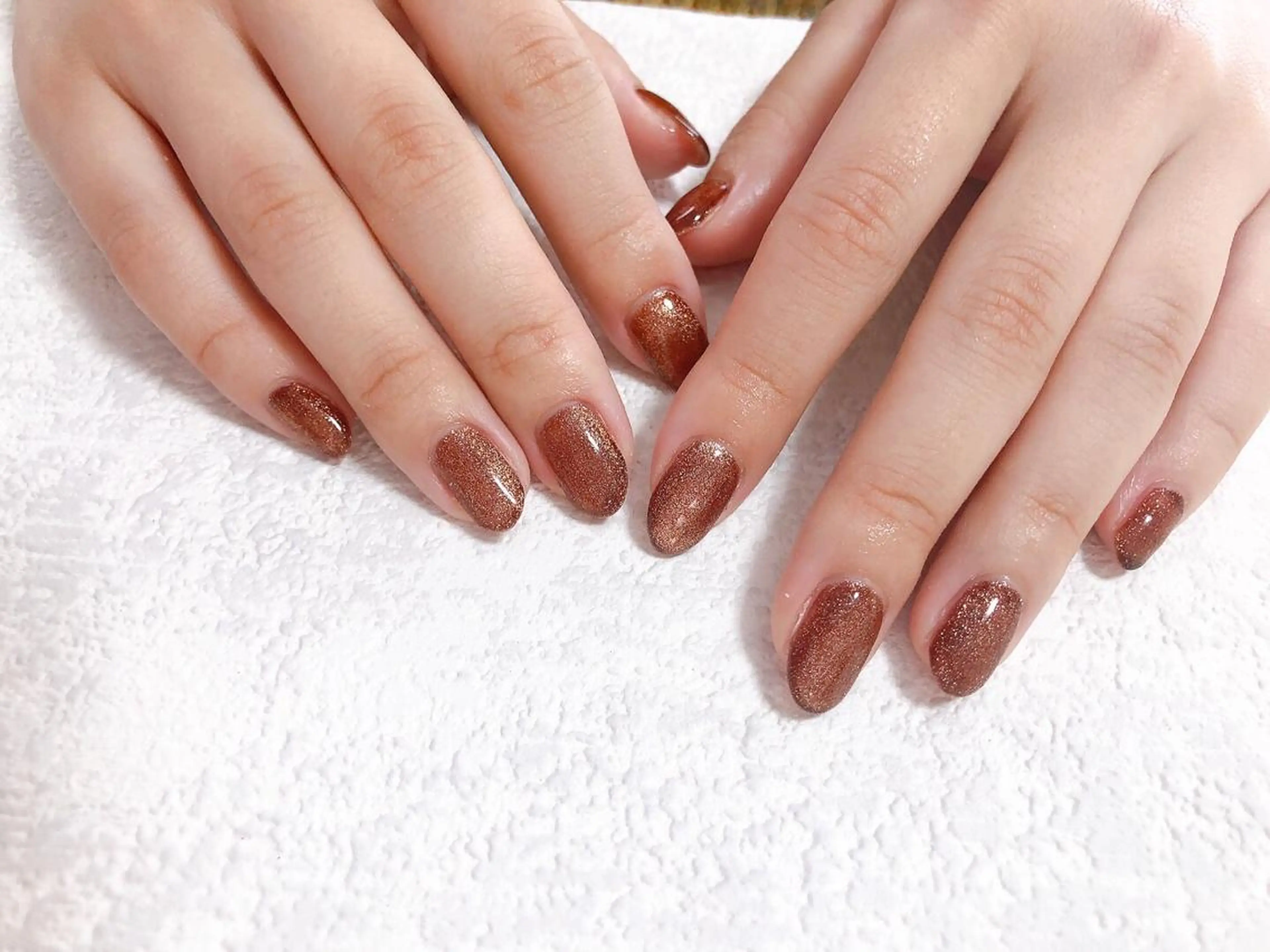 ネイル ブラウン マグネットネイル ハンドネイル kiki nail &brow二子玉川の眉毛・アイブロウイメージ