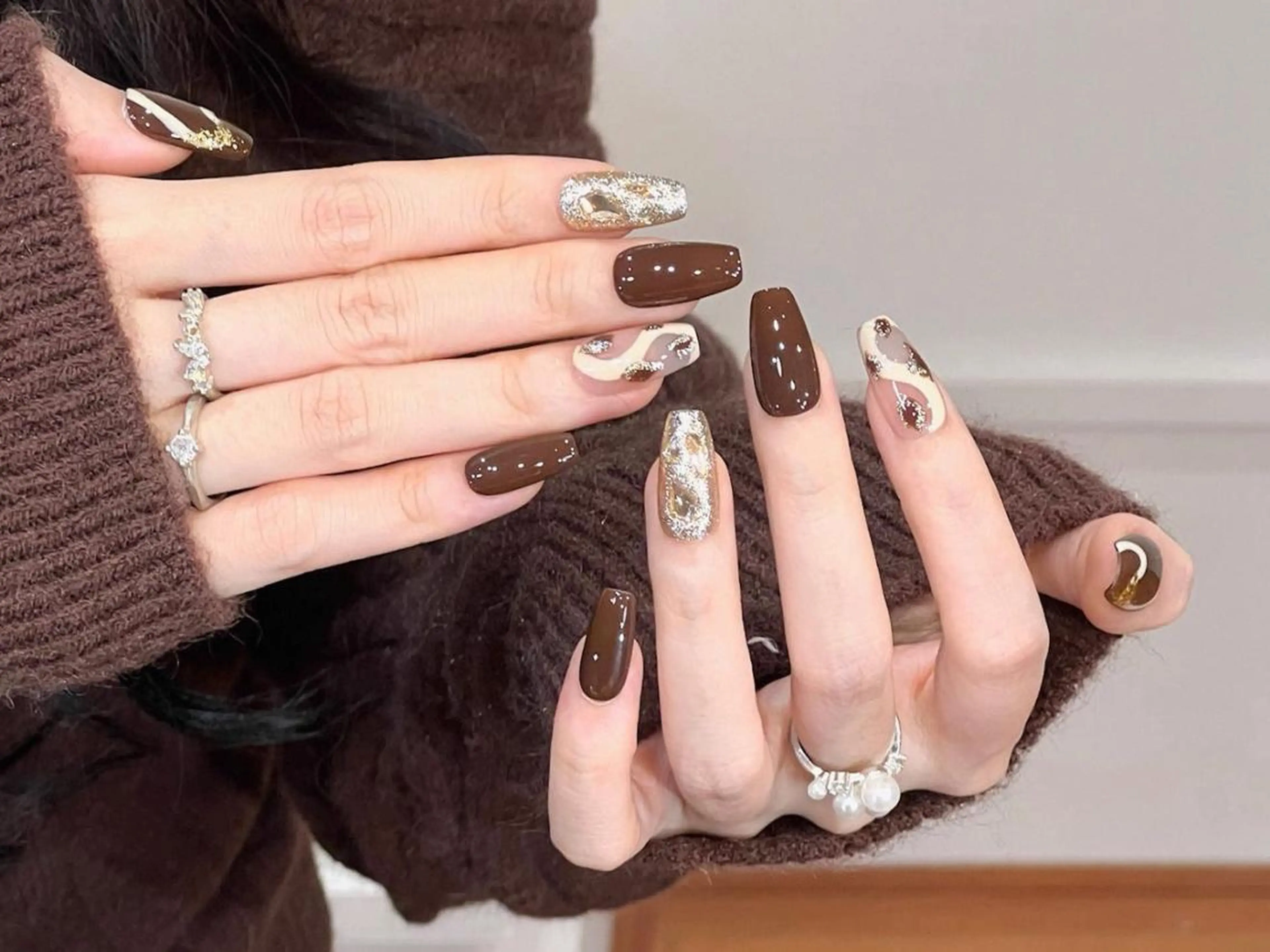 ネイル アートネイル カジュアル ジェルネイル ミディアムネイル ワンカラーネイル ハンドネイル ハンドケア 🎀Sense Nail池袋店🎀のネイルデザイン