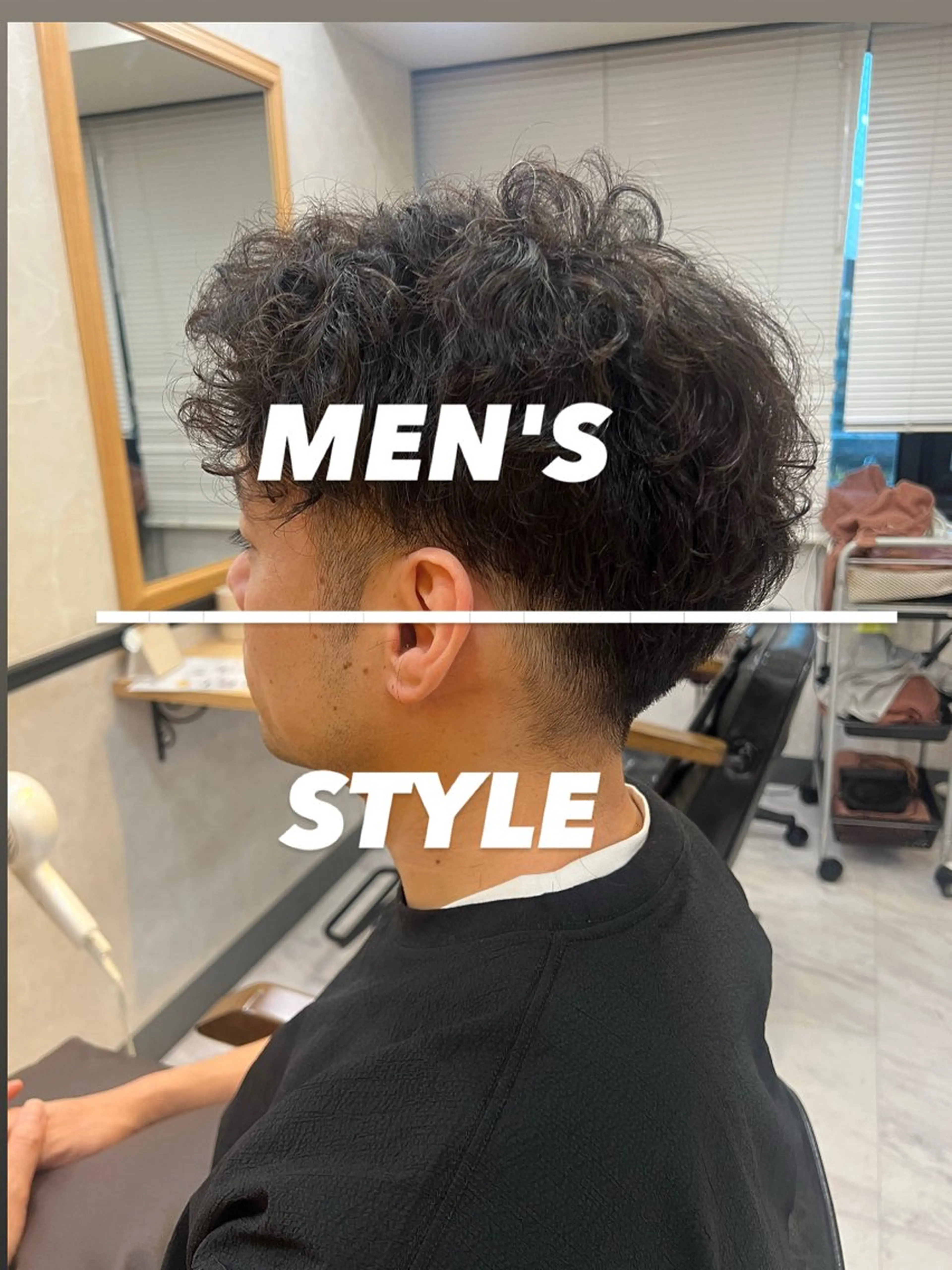 メンズ カット 大人女性ぼかし メンズ強化🦙平作のヘアスタイル