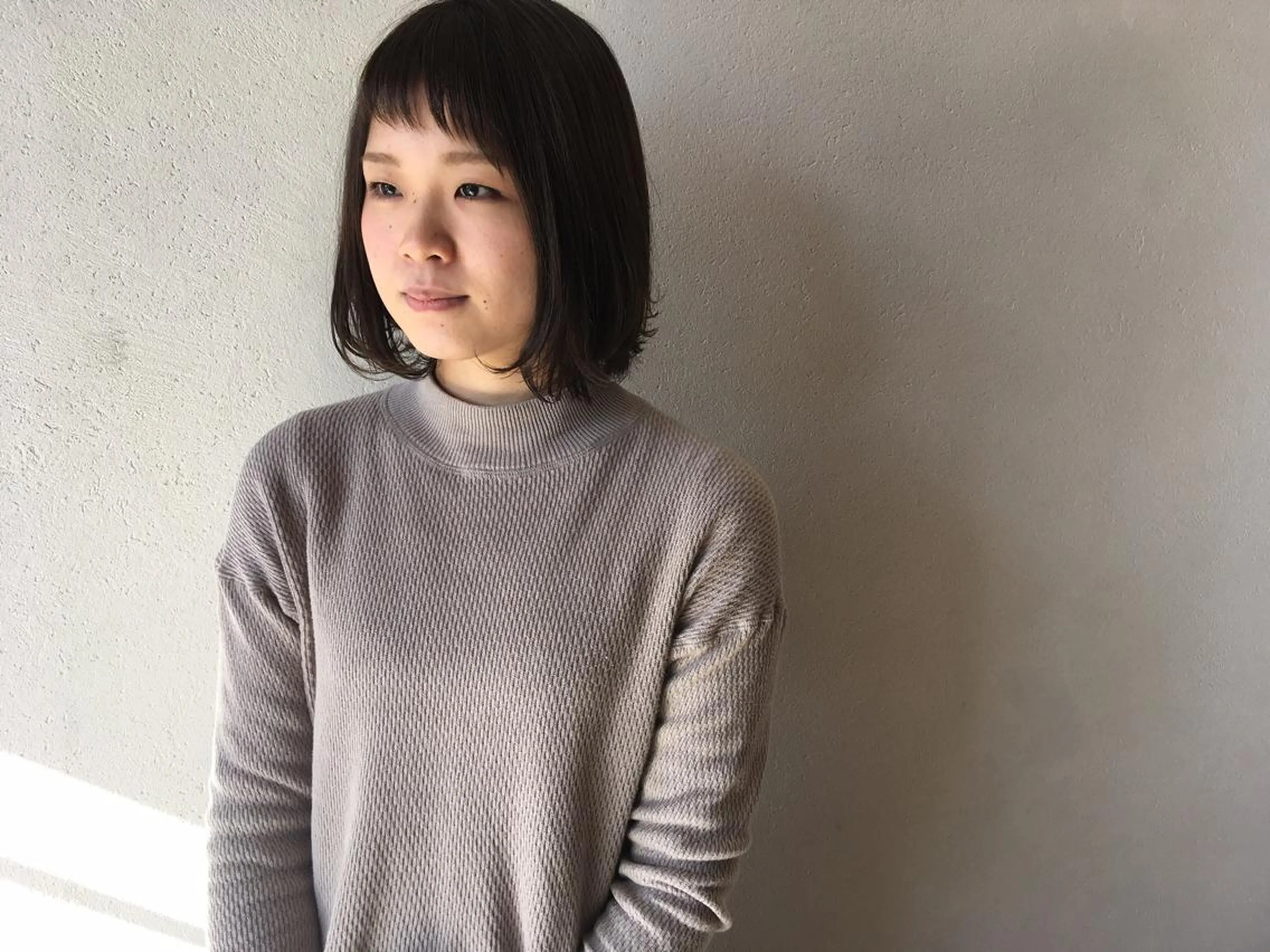 ミディアム ボブ milk所属・キノシタ マユのヘアスタイル