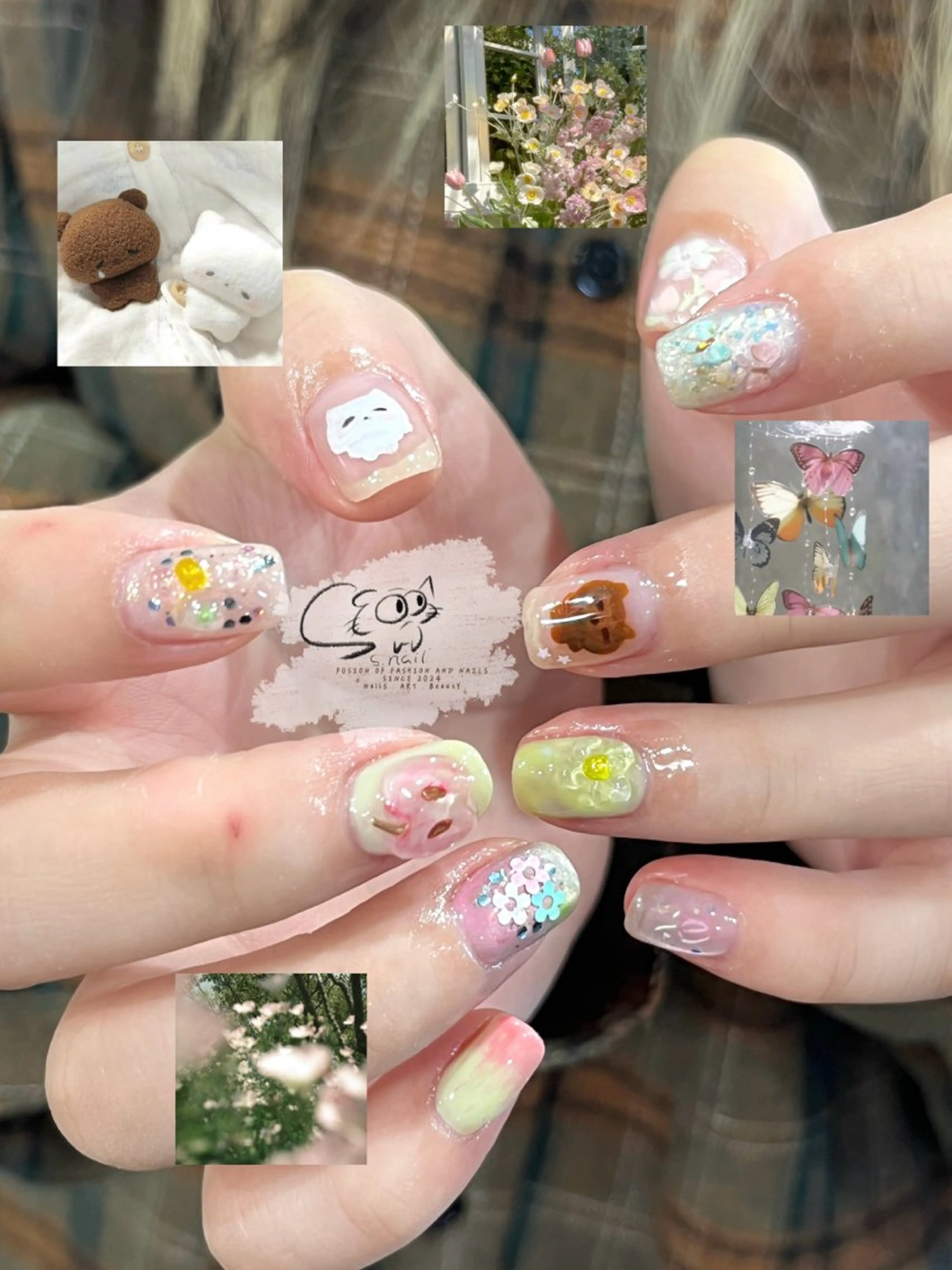 ネイル チークネイル フレンチネイル グラデーション マグネットネイル ワンカラーネイル ハンドネイル S.nail所属・S.nail _のネイルデザイン