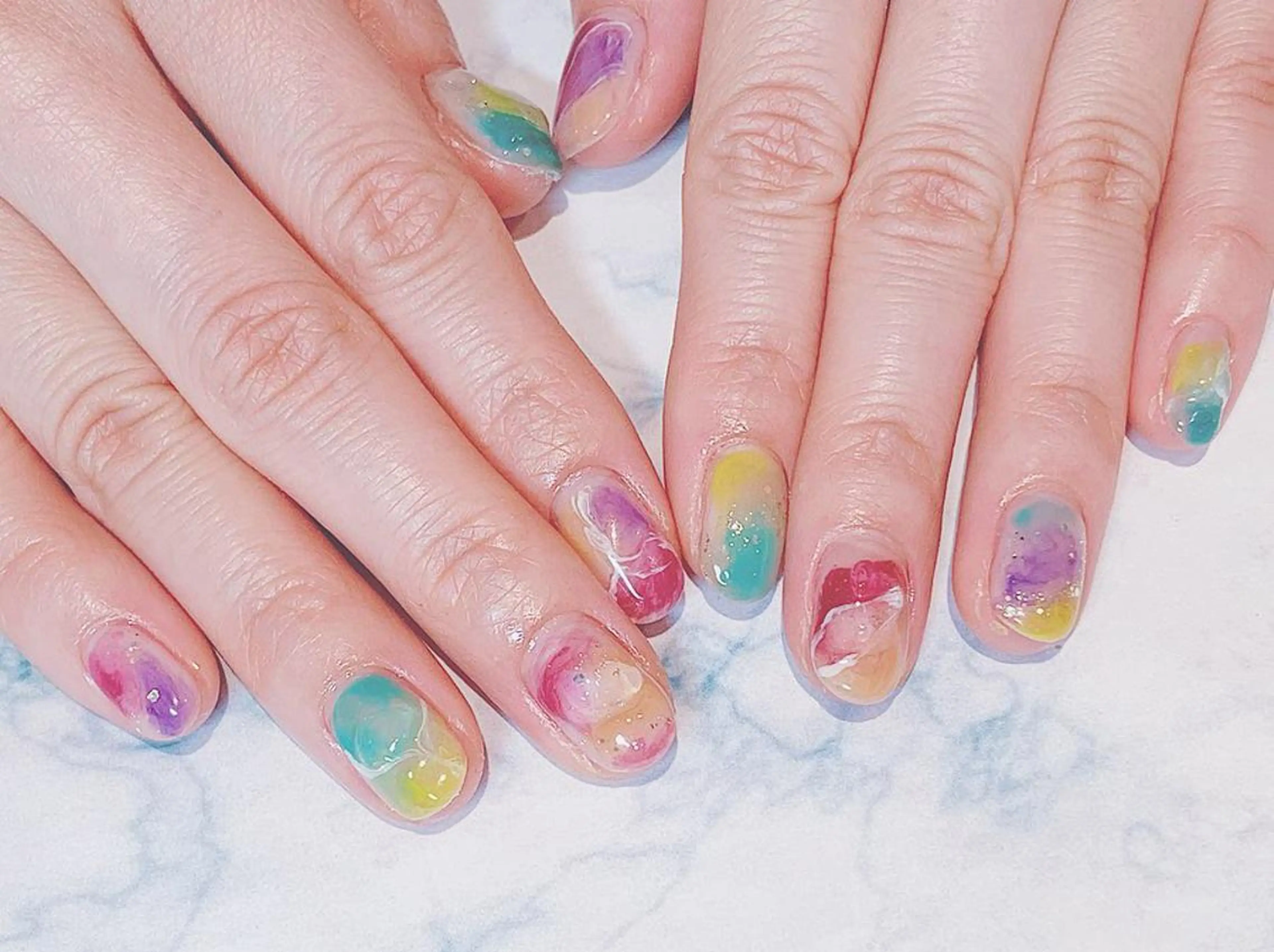 ネイル ハンドネイル LUKE所属・もとまつ さちこのネイルデザイン