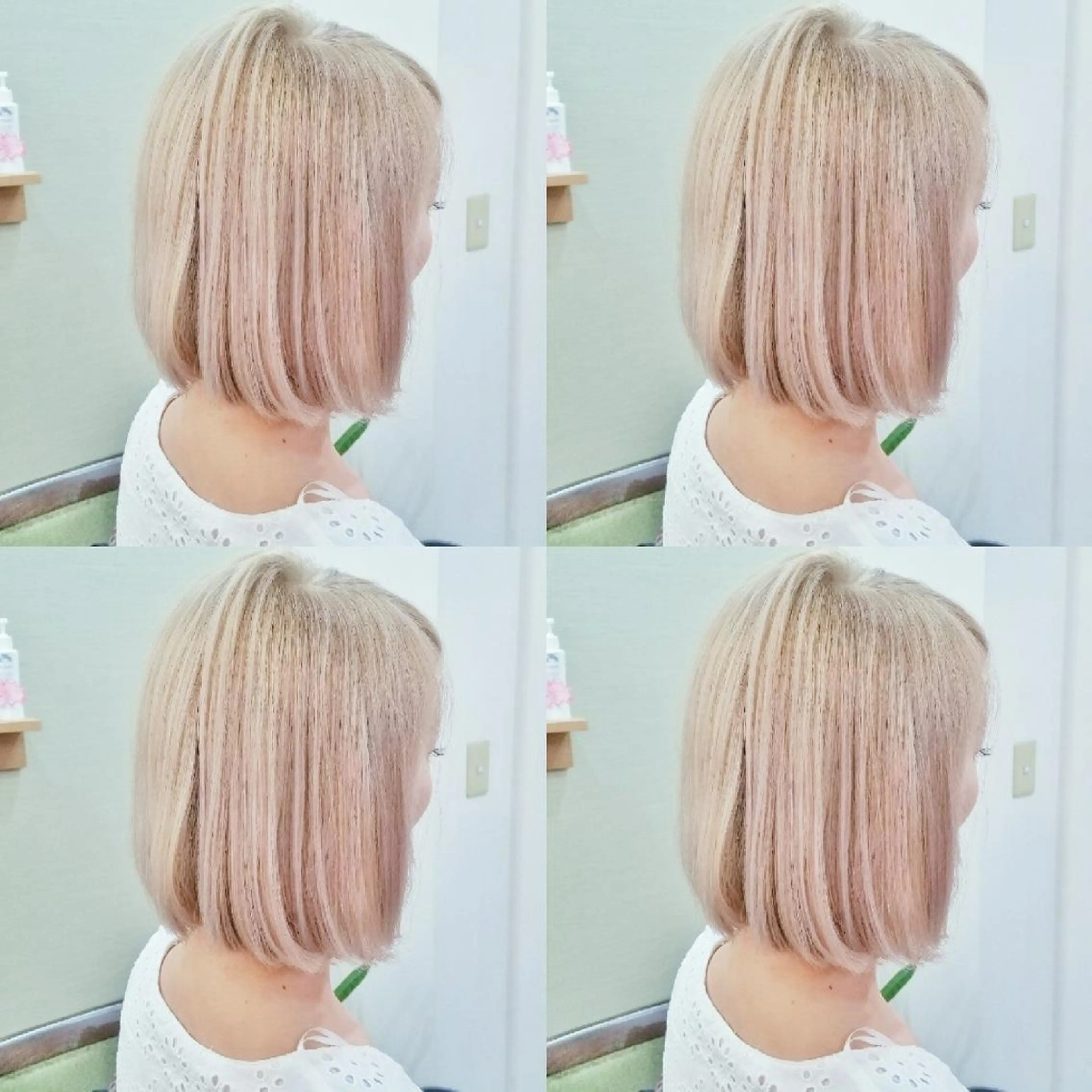 ショート カラー ブリーチ sky所属・くわやま まさきのヘアスタイル