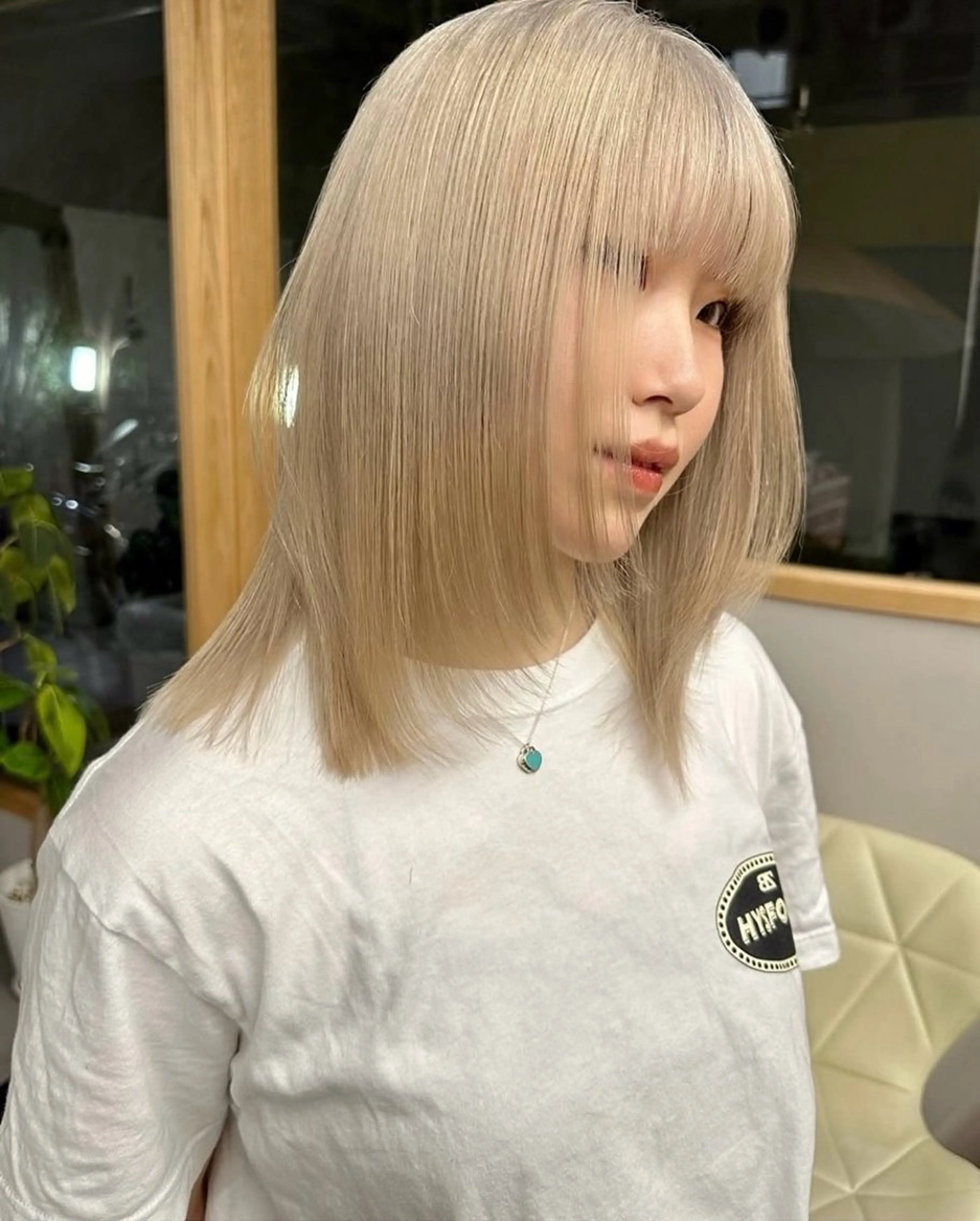 ミニモ学割🎀🪽Wカラー【1ブリーチ➕カラー】の写真