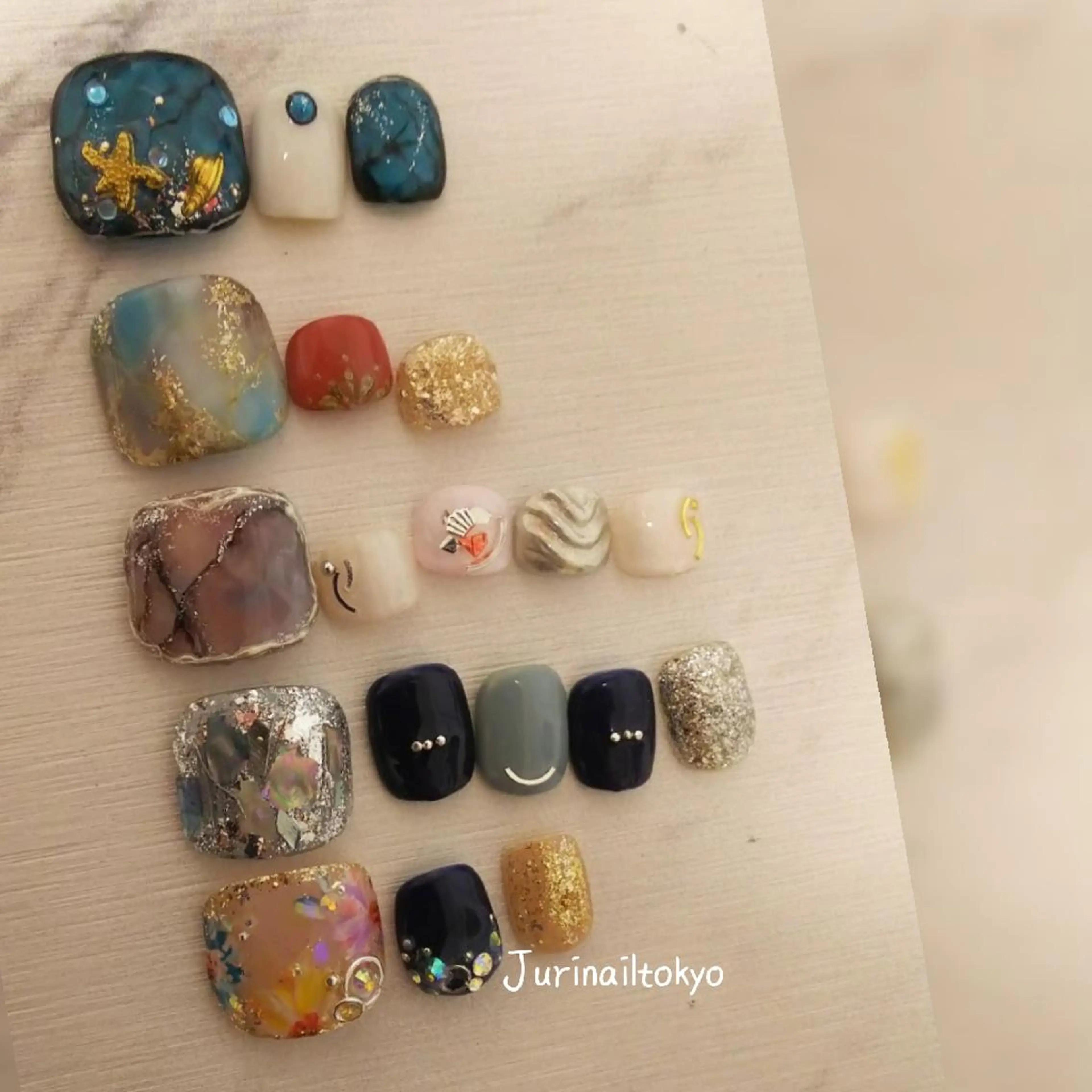 ネイル フットネイル jurinailtokyo所属・jurinail tokyoのネイルデザイン