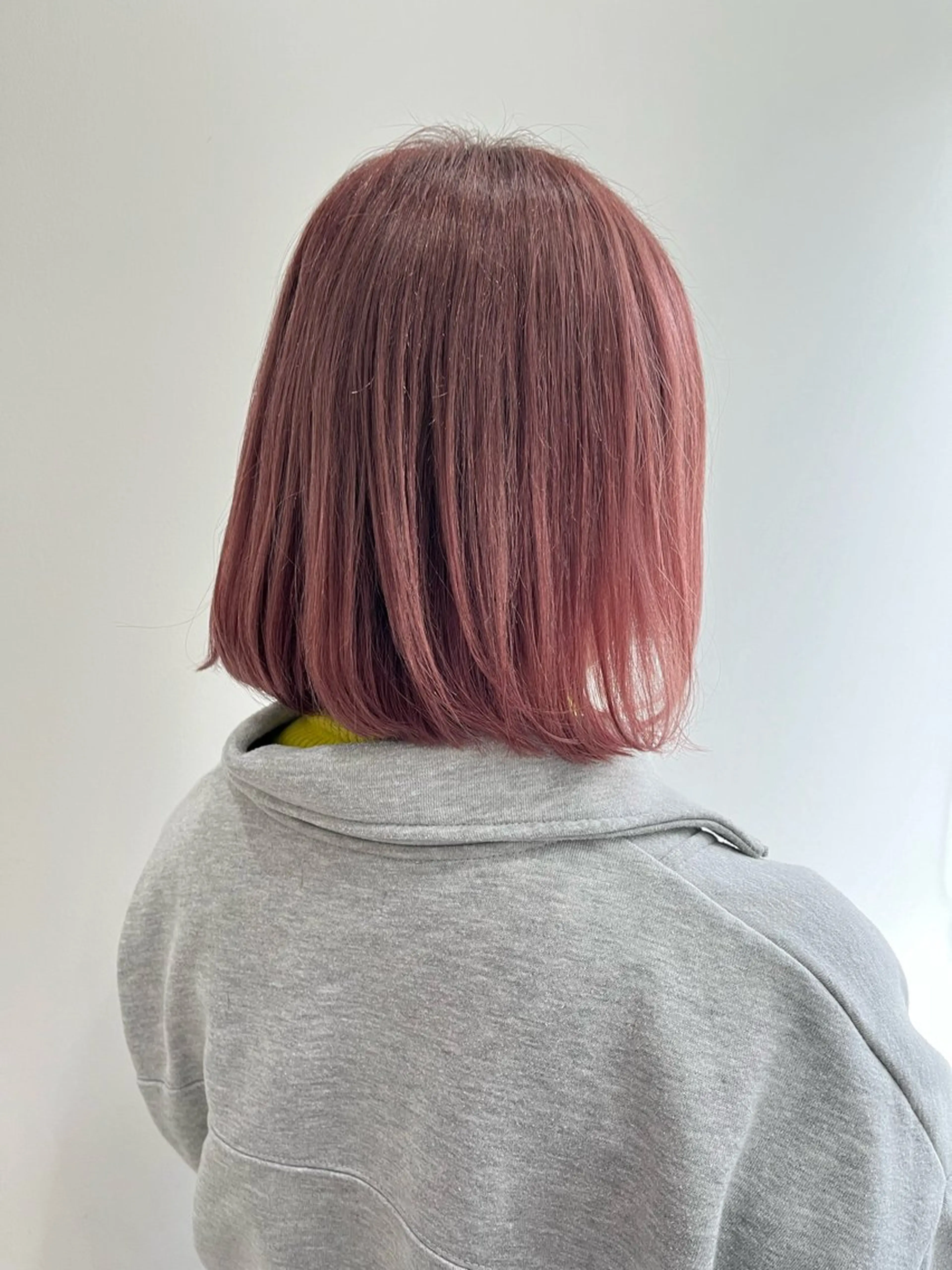 ミディアム カラー ヘアアレンジ カット ヘアカラー トリートメント 🥀暖色韓国ヘア💕 保科侑花のヘアスタイル