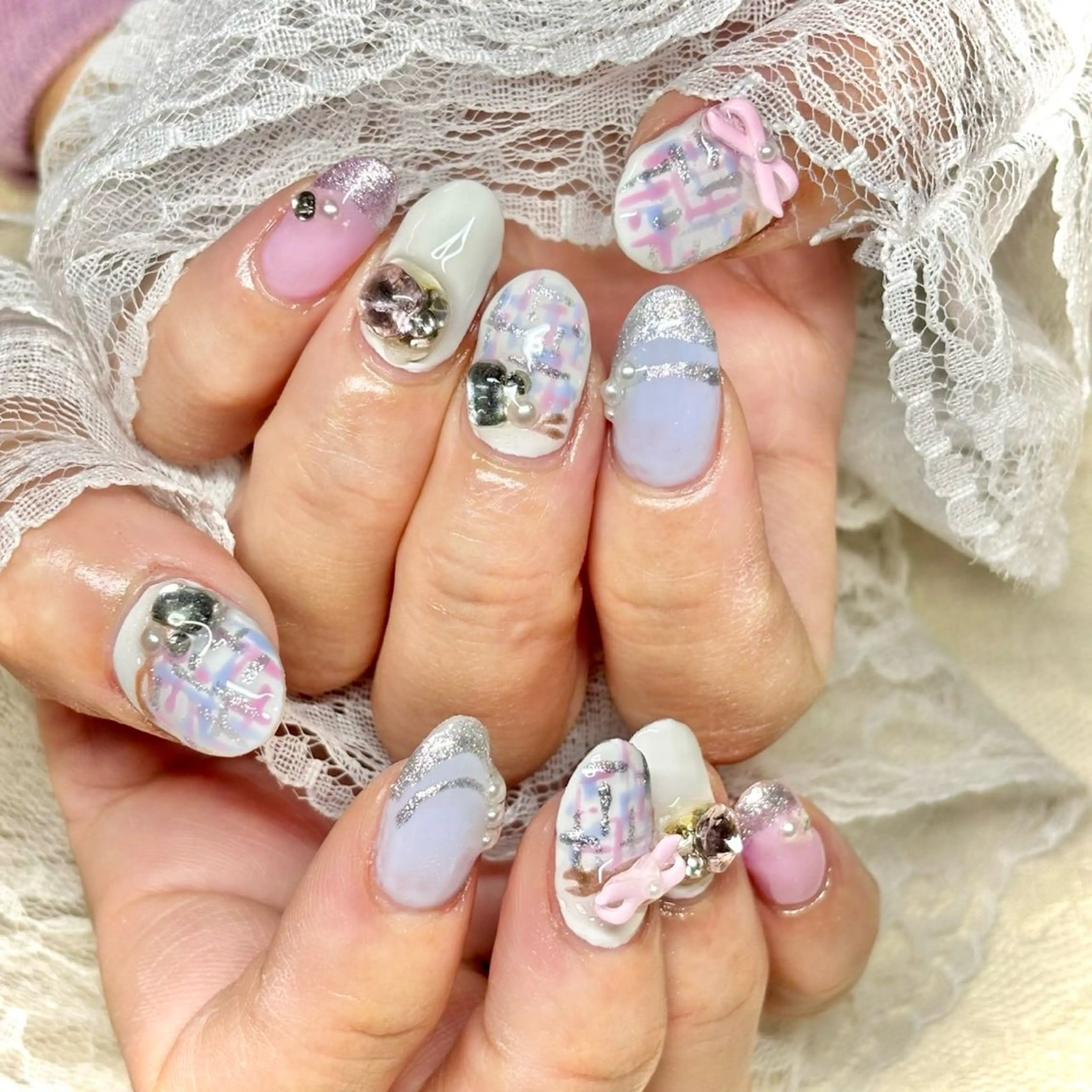 ネイル 冬ネイル miminon 自宅ネイルサロンのネイルデザイン