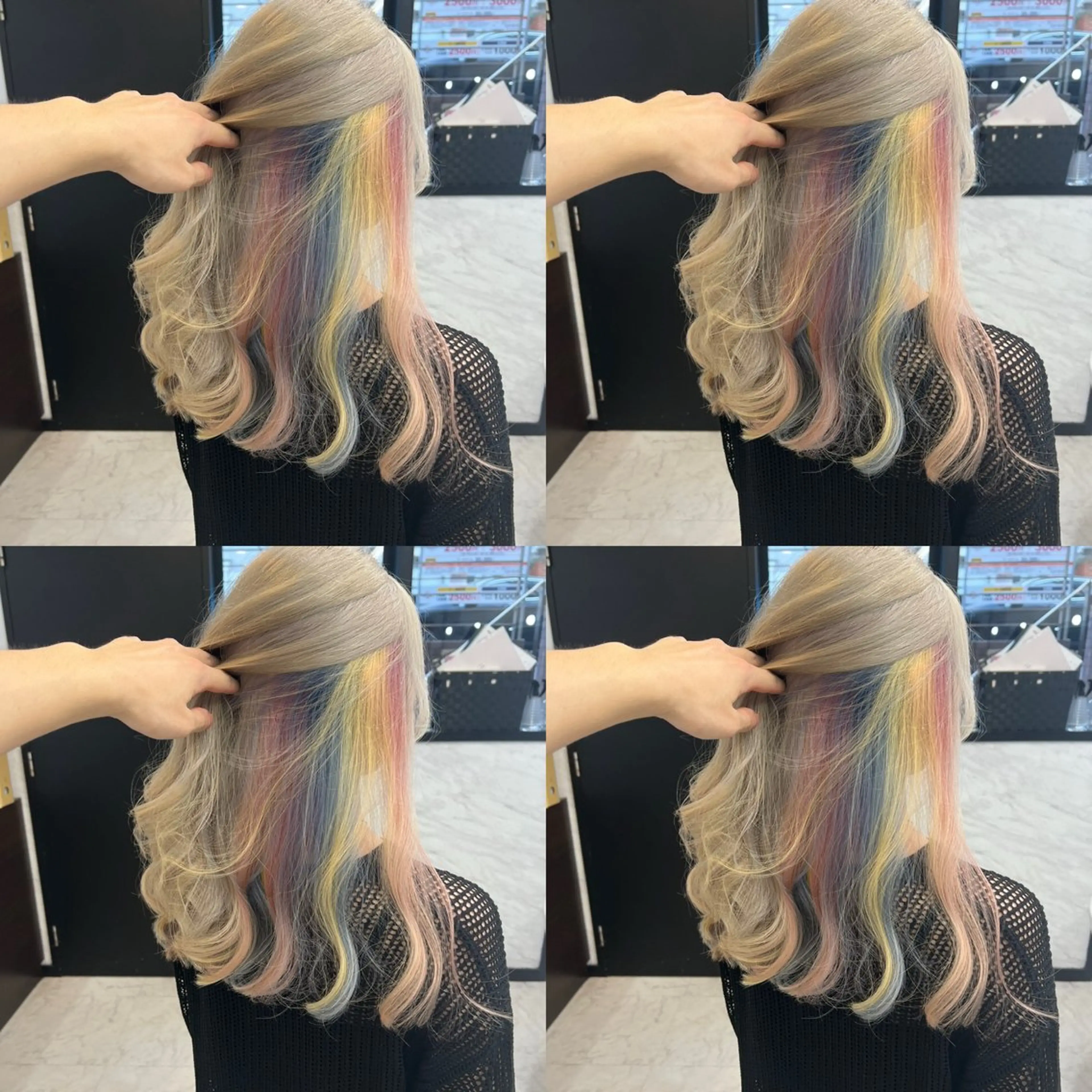 セミロング カラー カット ヘアカラー トリートメント ✨髪質改善✖︎韓国 レイヤー✨ナカムラのヘアスタイル