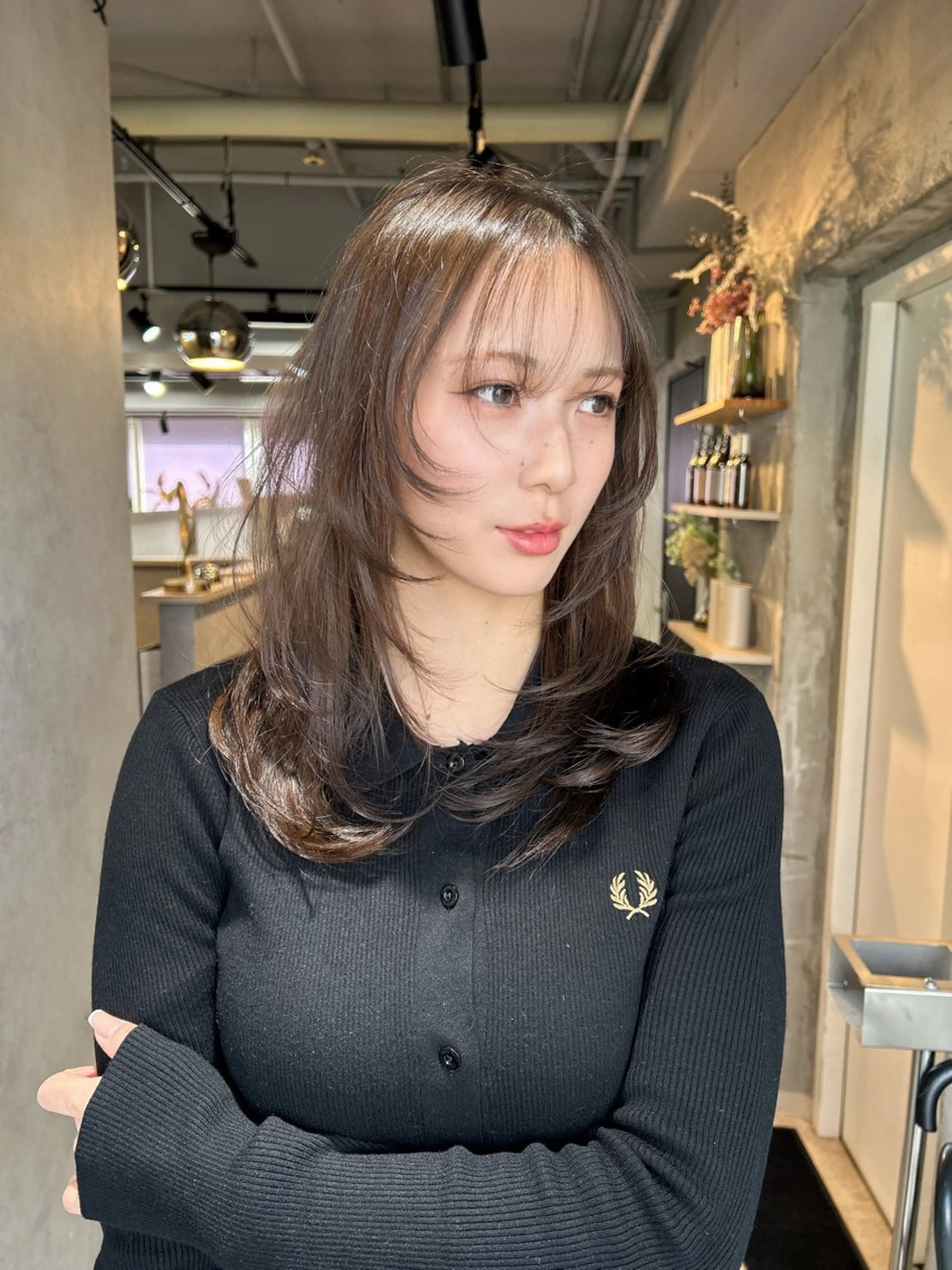 ロング カット トリートメント 心斎橋ヘアカラー 海外ﾚｲﾔｰ/マリナのヘアスタイル