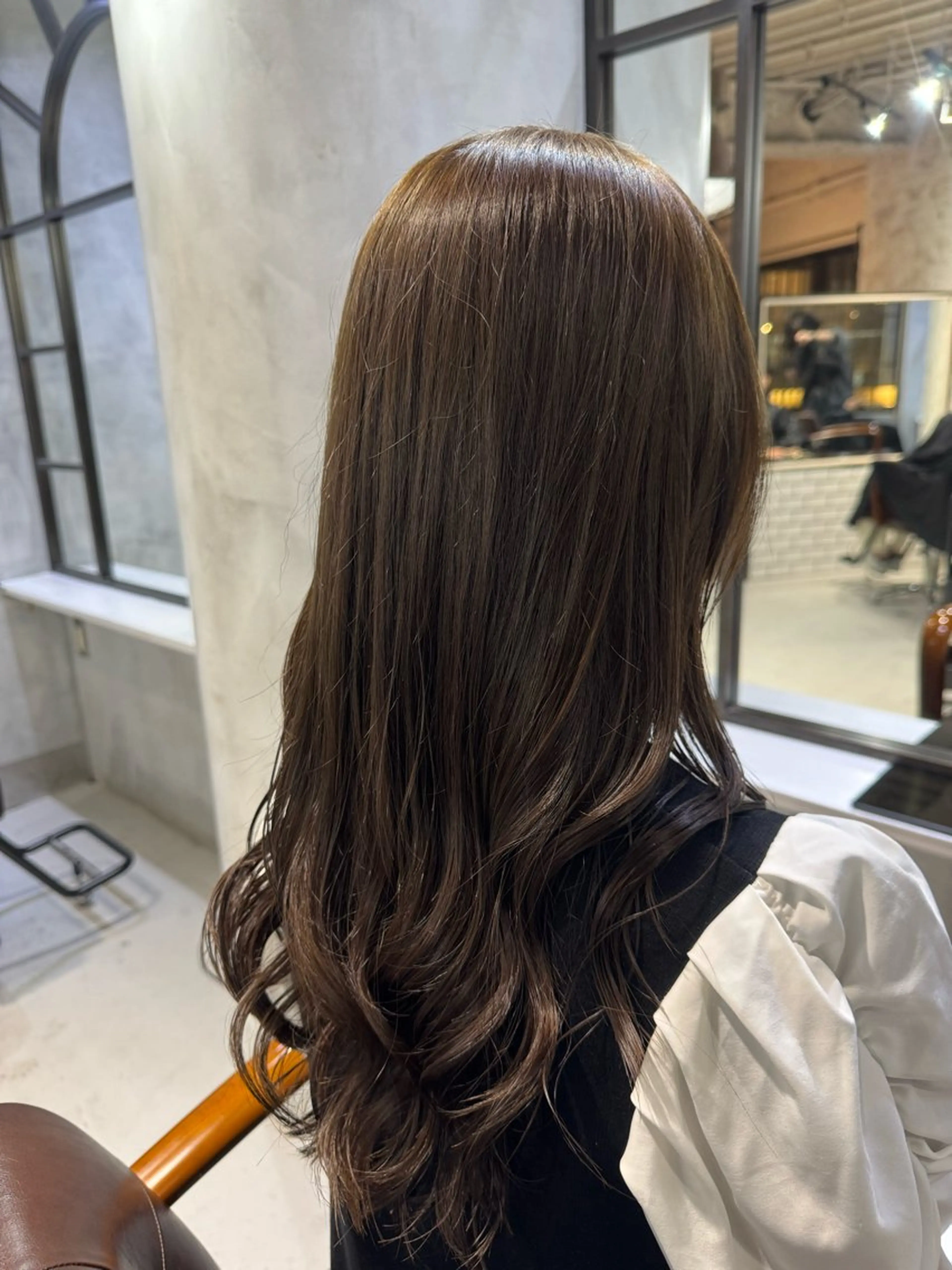 ロング カラー アクアカラー トリートメント 髪質改善/縮毛矯正/ 艶髪/春山良太のヘアスタイル