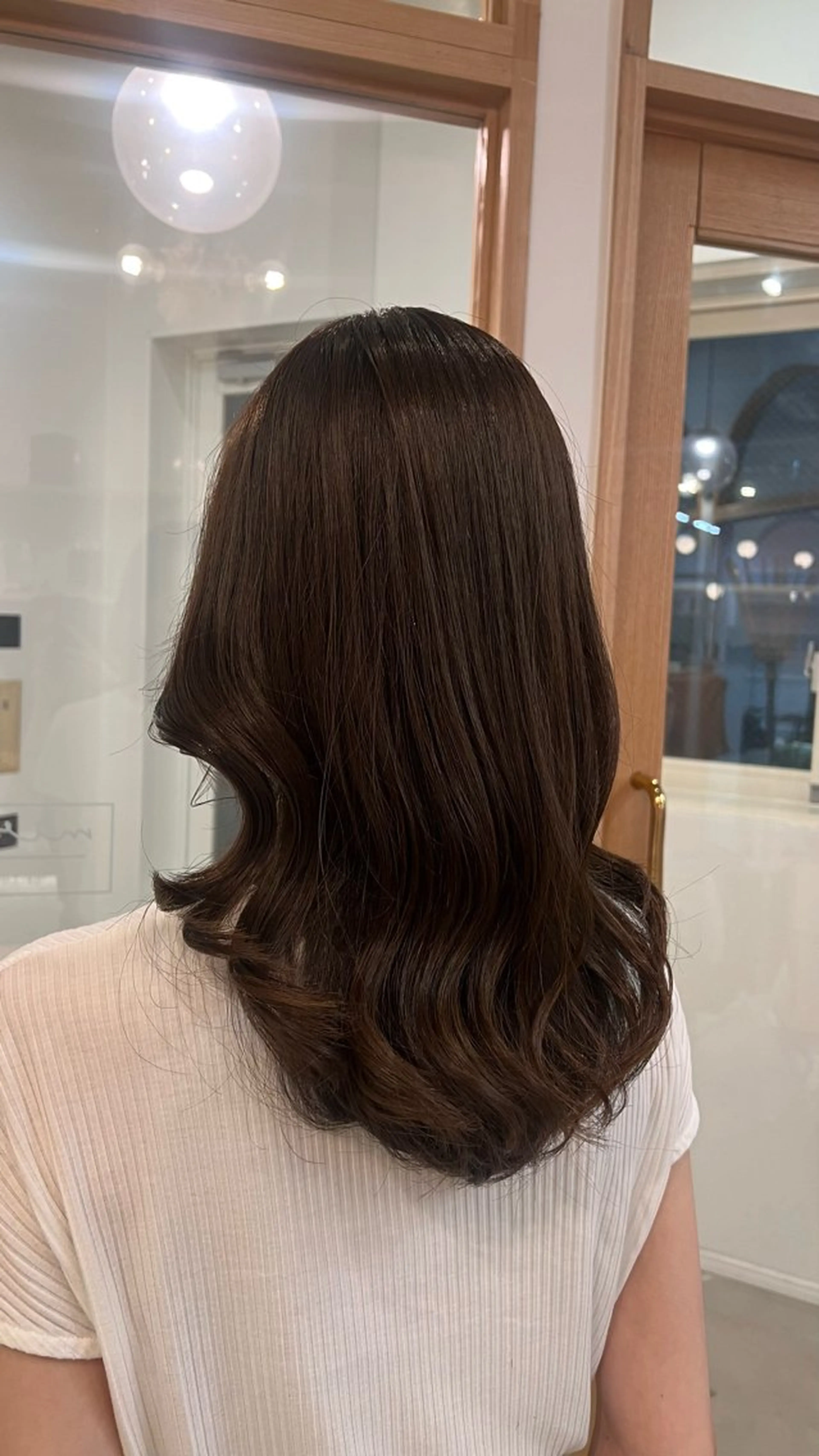 ミディアム ❄️ さき❄️のヘアスタイル