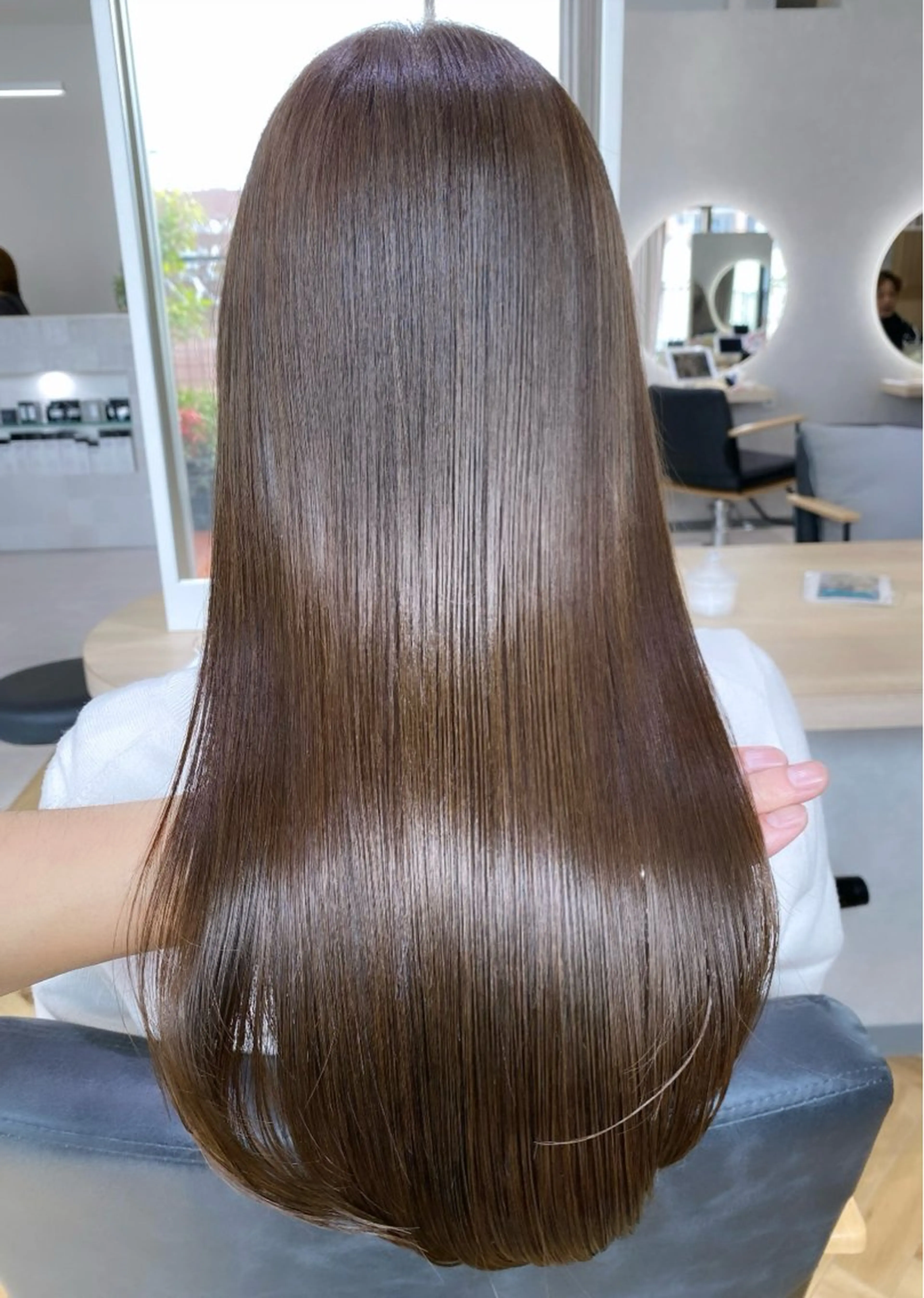 ミディアム カット ヘアカラー トリートメント 中村一樹/髪質改善/ 艶髪/艶カラー/美髪のヘアスタイル